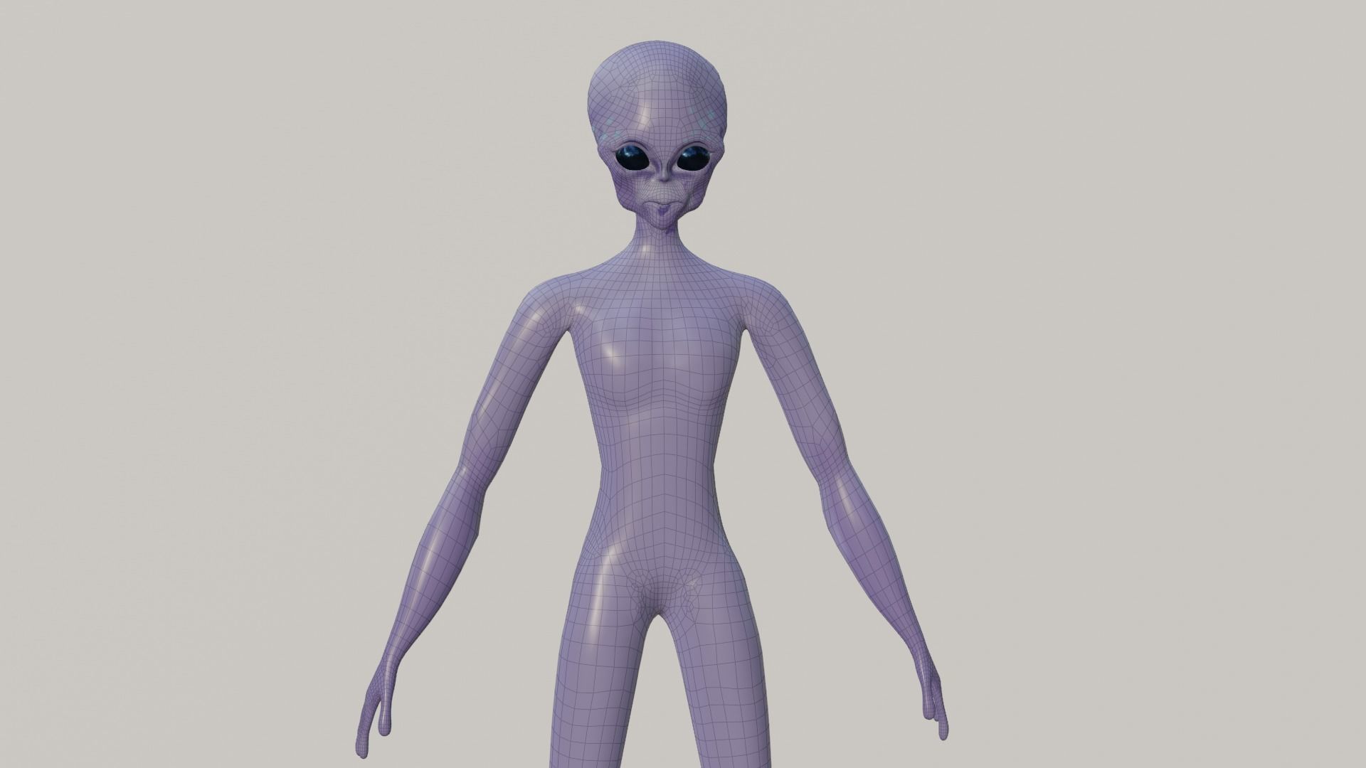 Sci-Fi Character 3D model_3