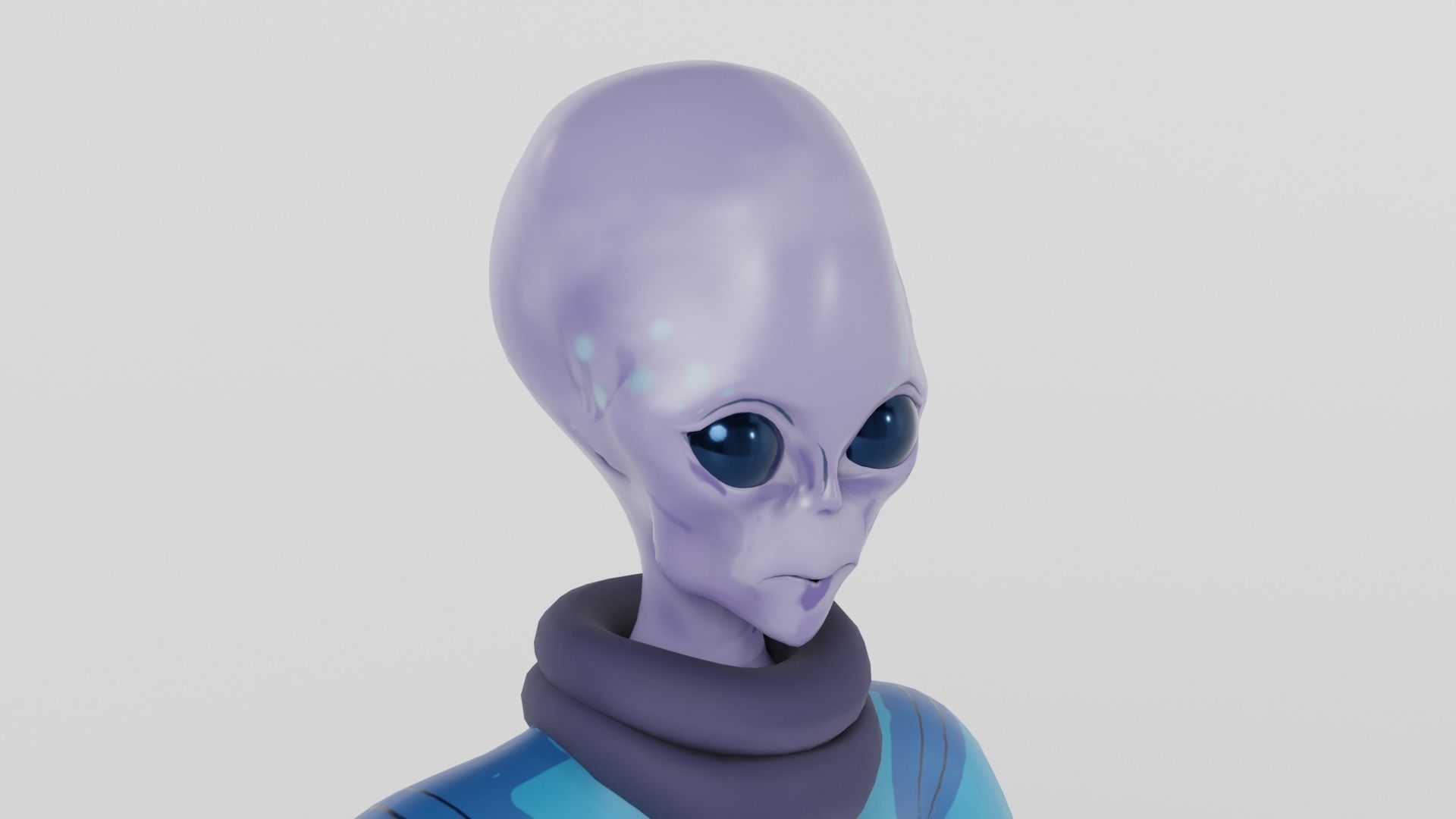 Sci-Fi Character 3D model_2