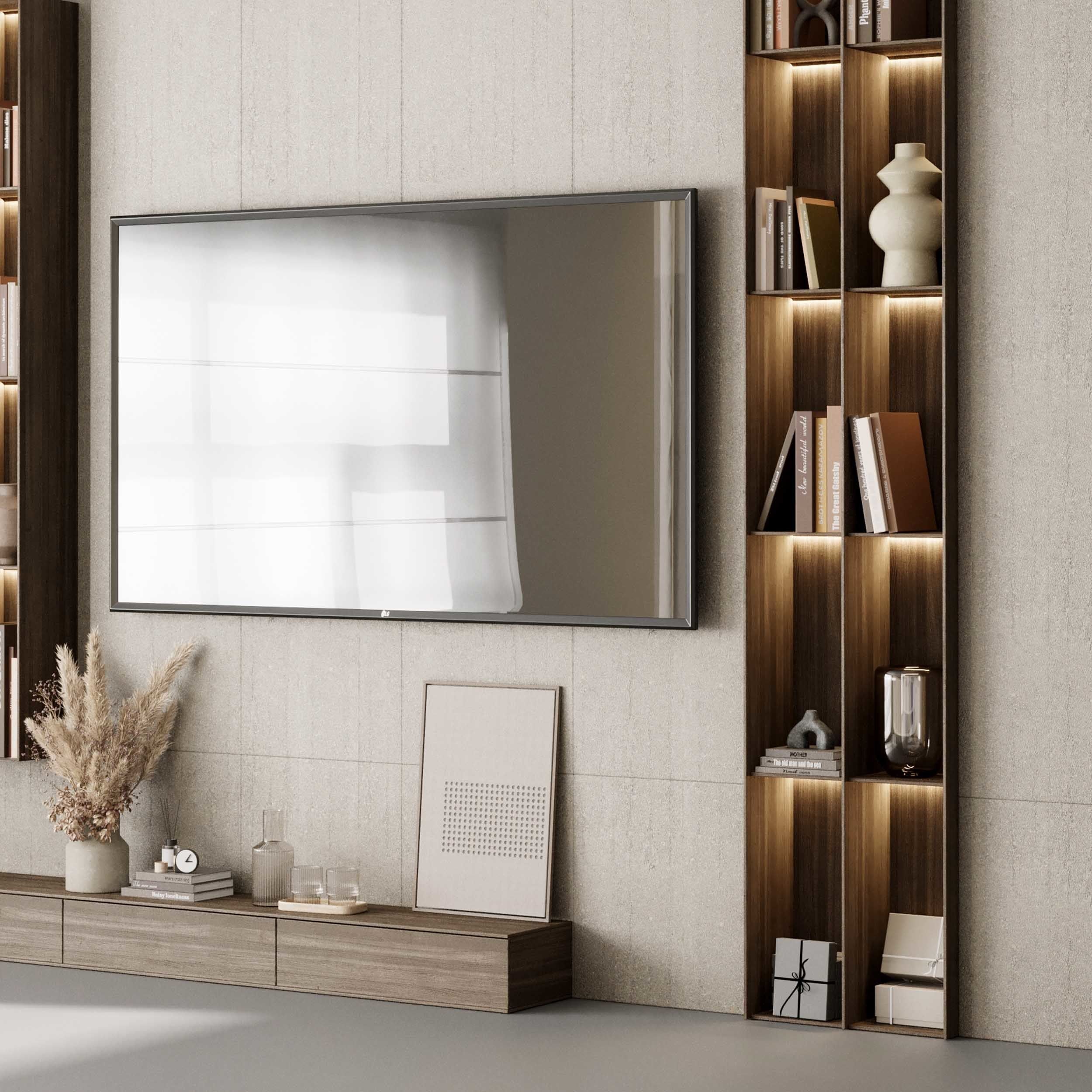 Tv Wall Set 19 3D model_4