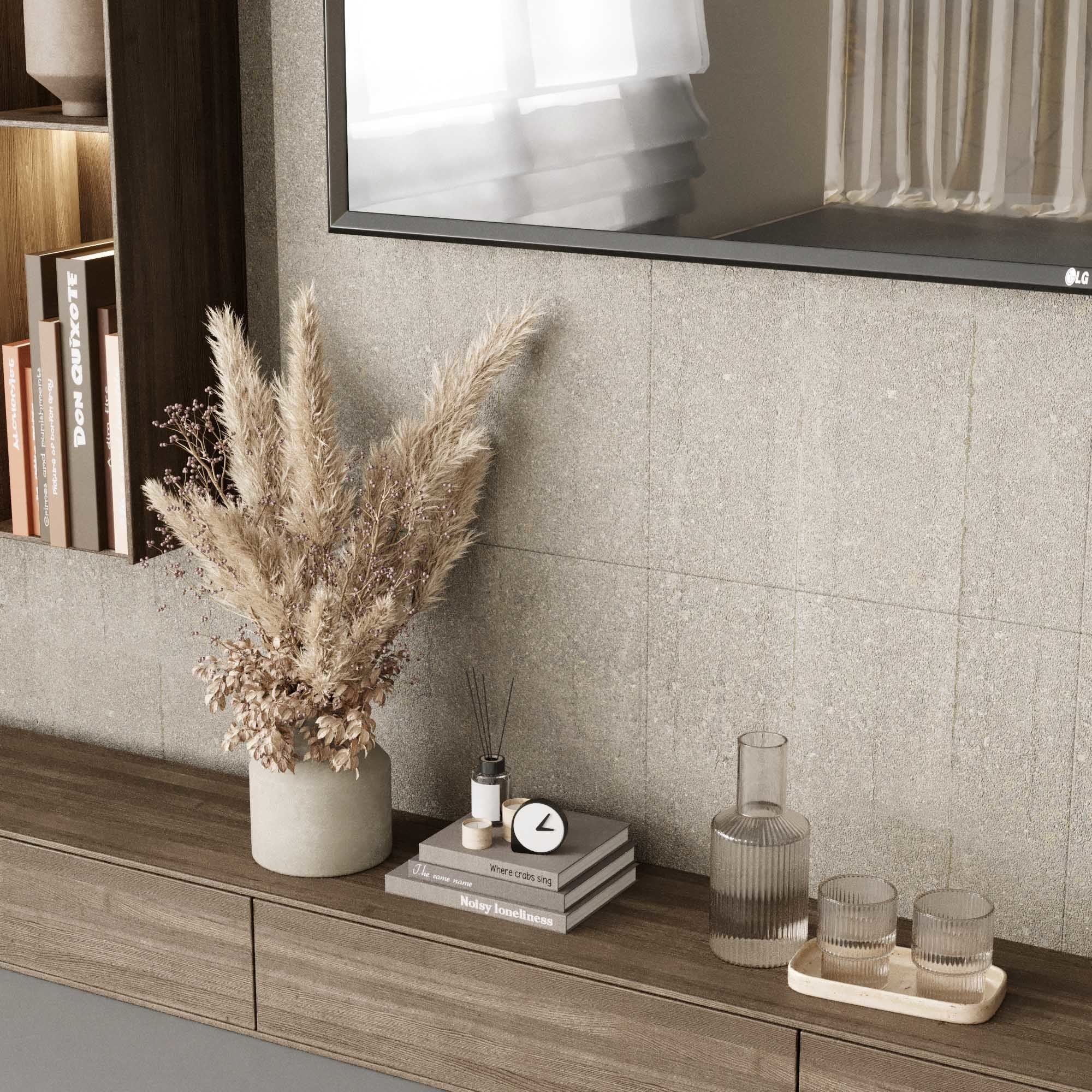 Tv Wall Set 19 3D model_5