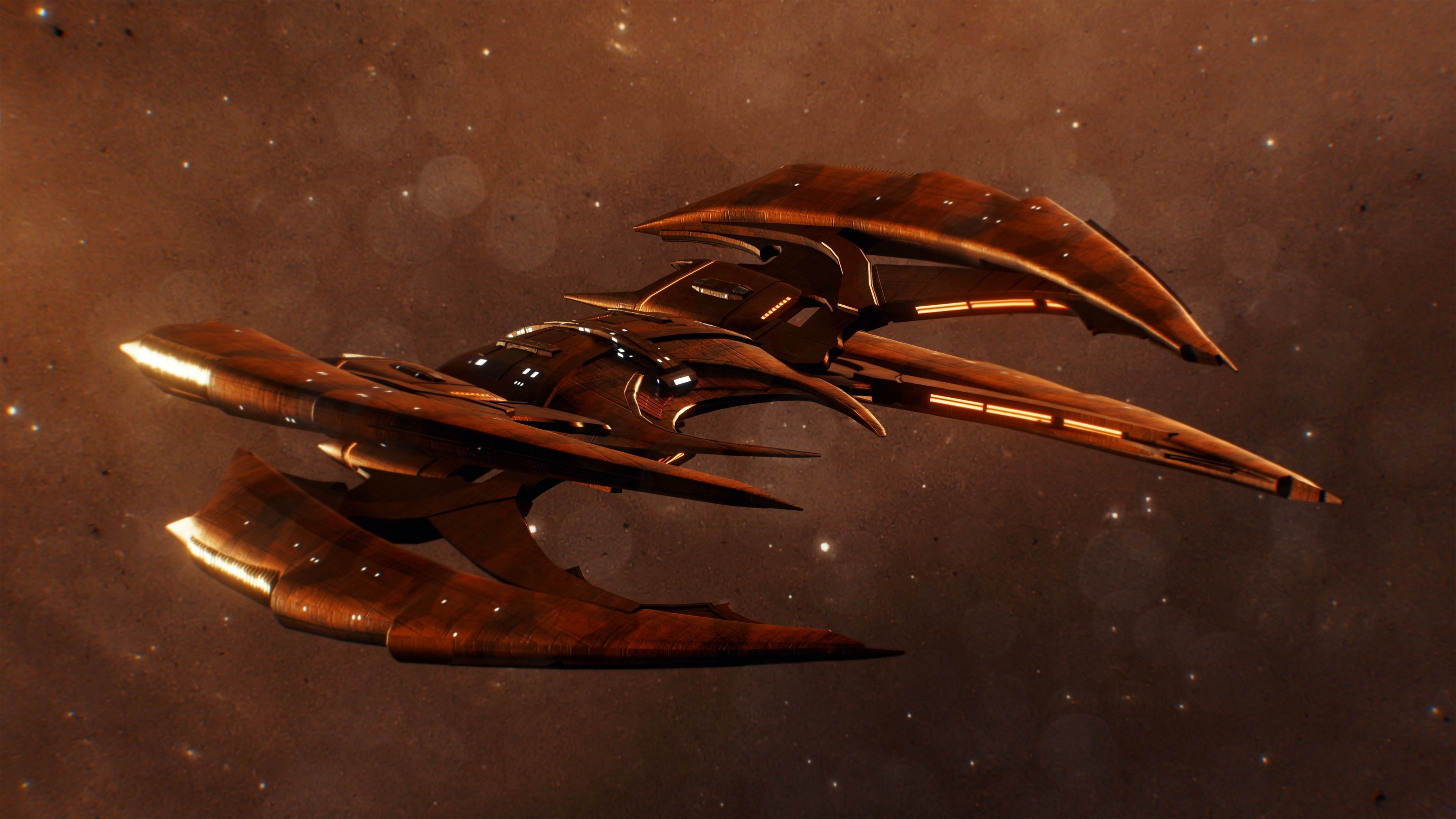 Star Trek The Shrike Starship Low-poly 3D model_3