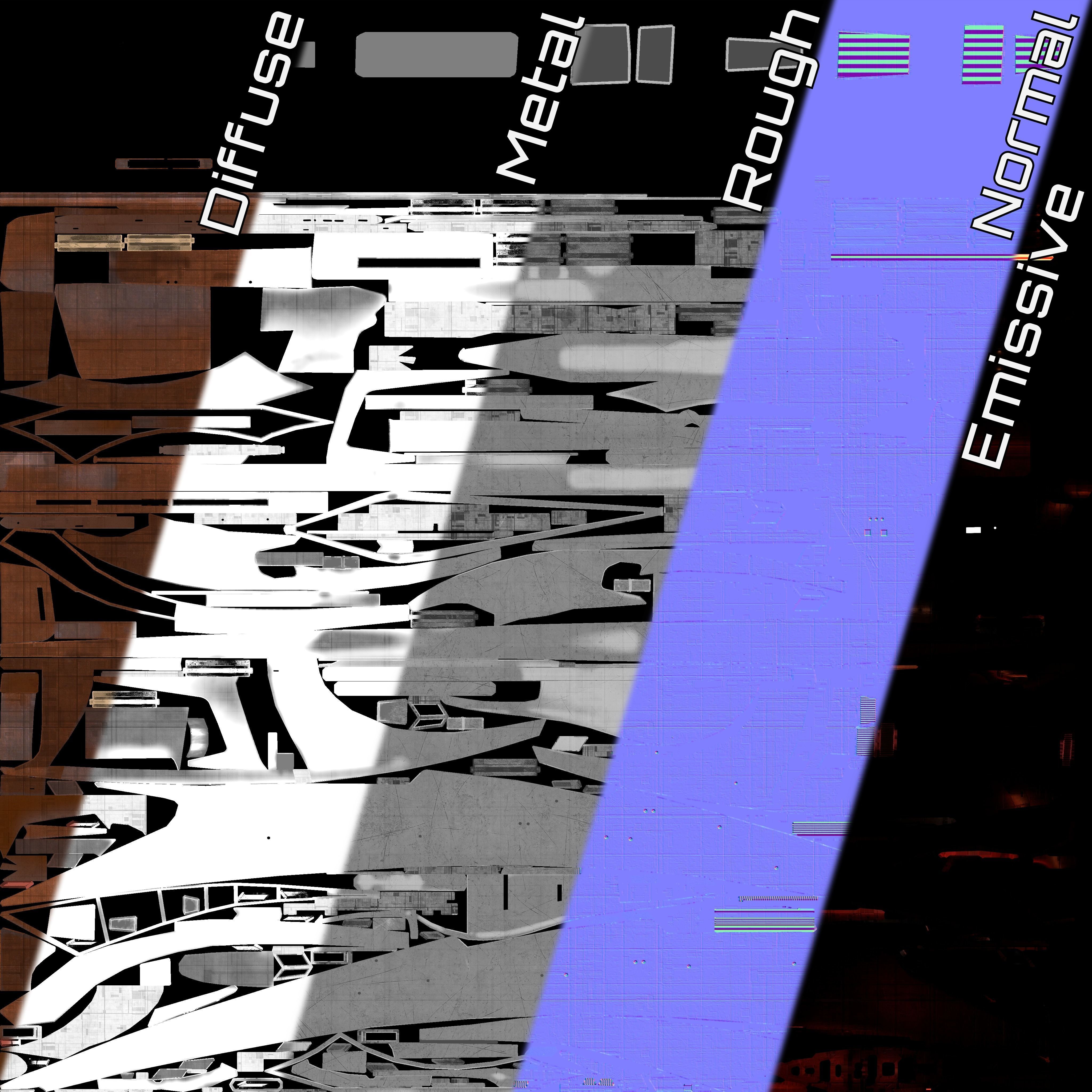 Star Trek The Shrike Starship Low-poly 3D model_2