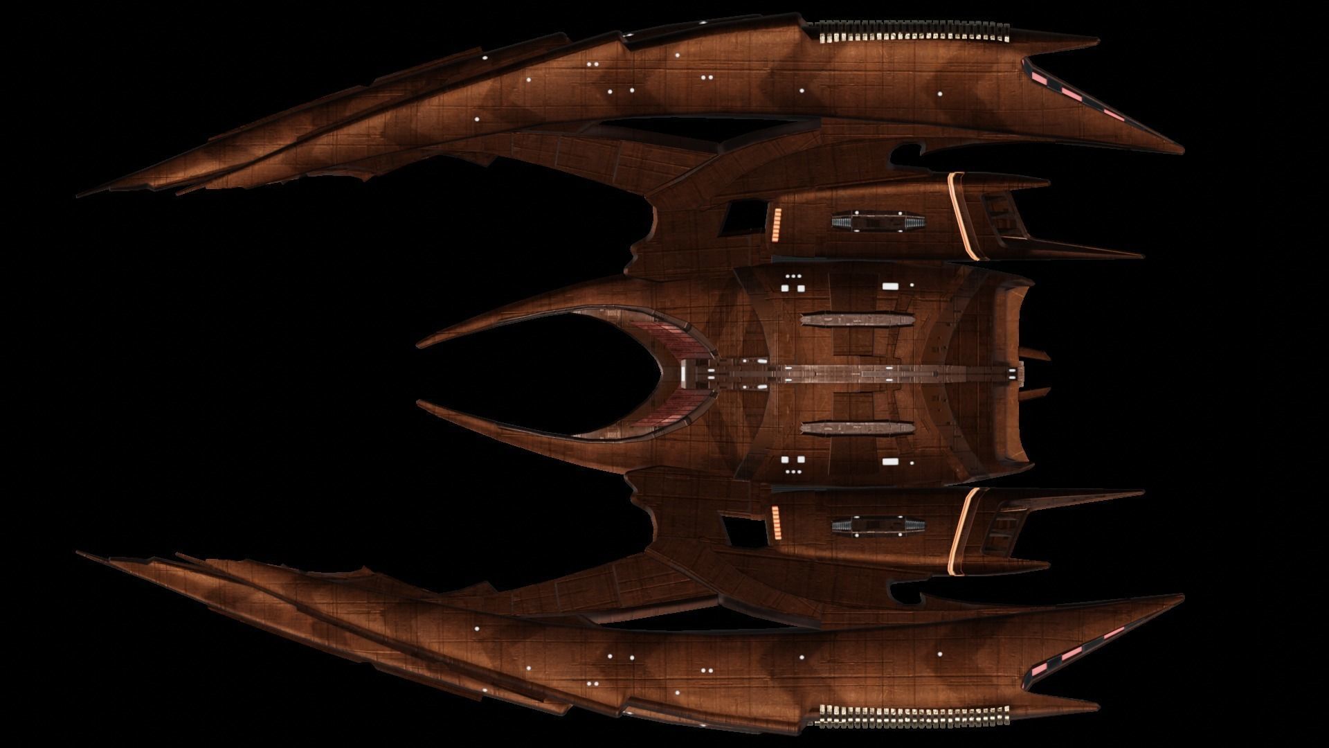 Star Trek The Shrike Starship Low-poly 3D model_4