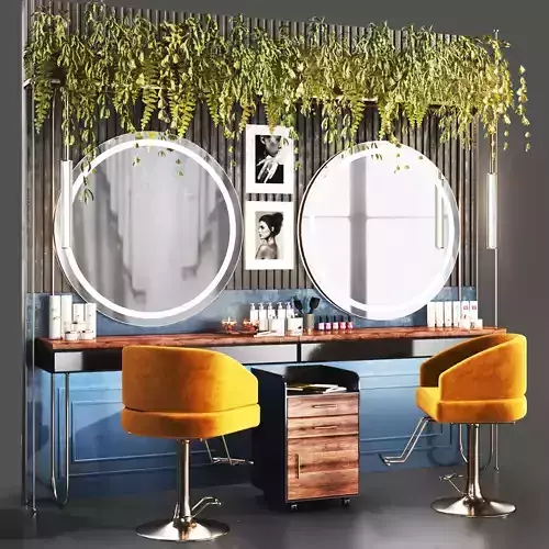 beauty salon11 Low-poly 3D model