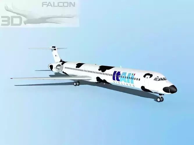 Falcon3D MD-80  Itali 1 3D model