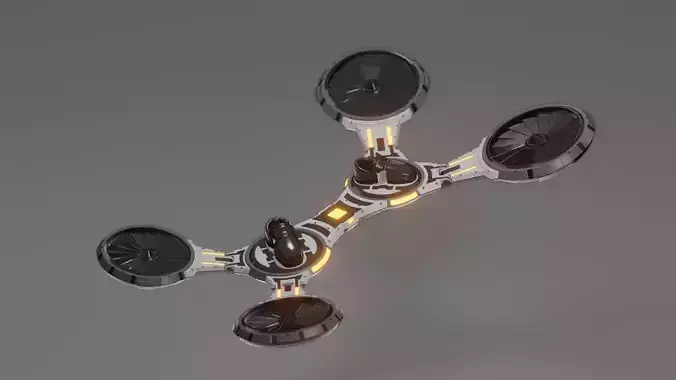 Flying Board Low-poly 3D model