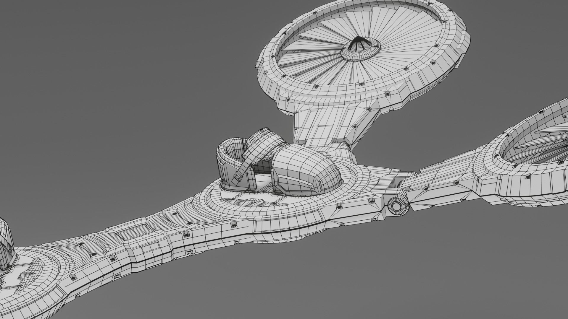 Flying Board Low-poly 3D model_7