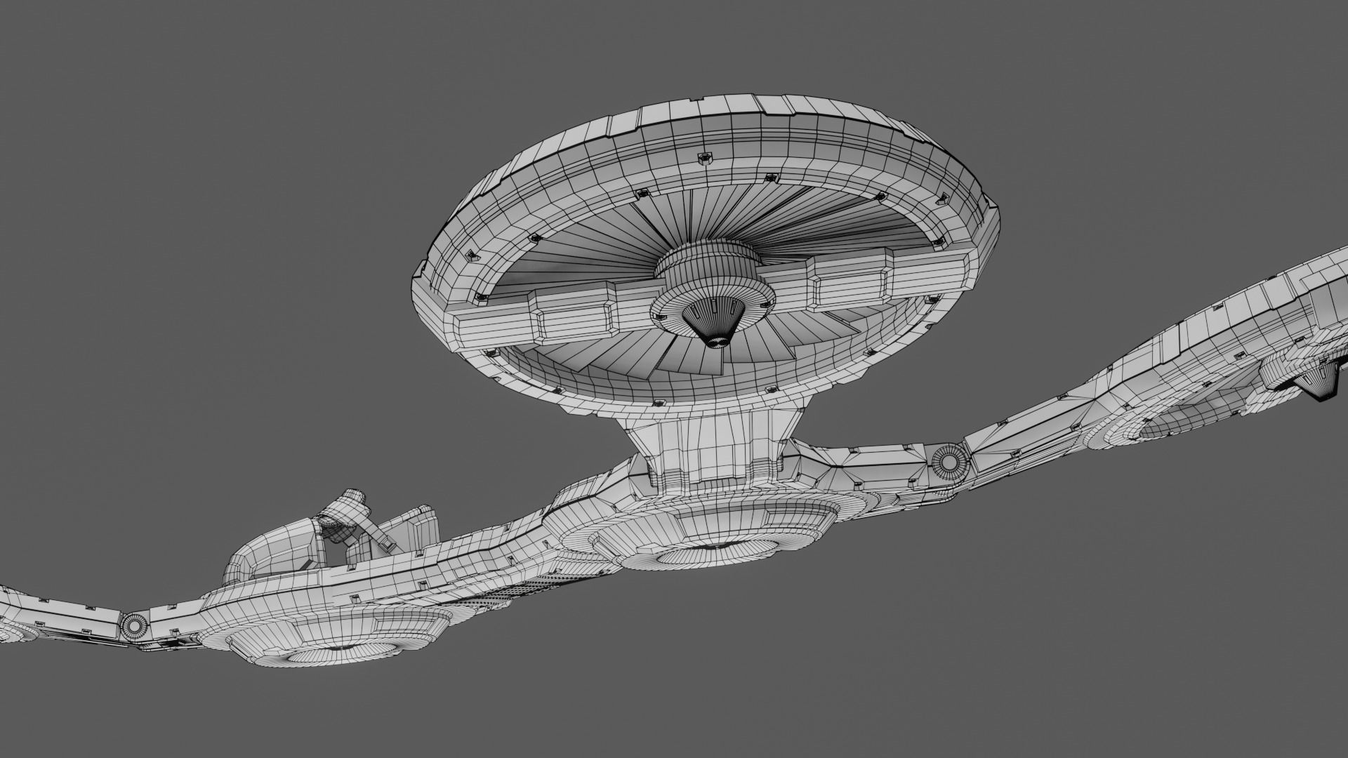 Flying Board Low-poly 3D model_11