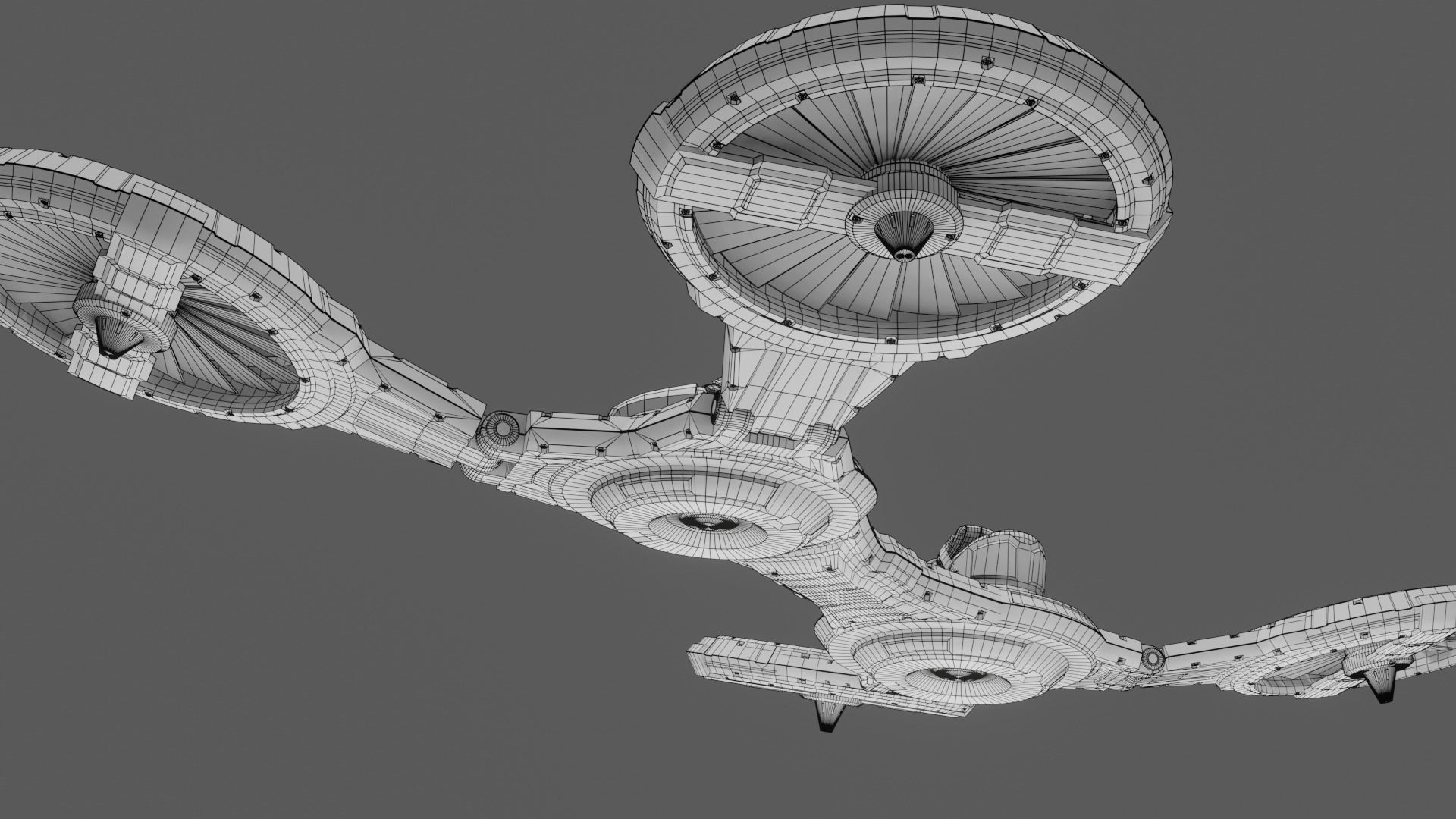 Flying Board Low-poly 3D model_13