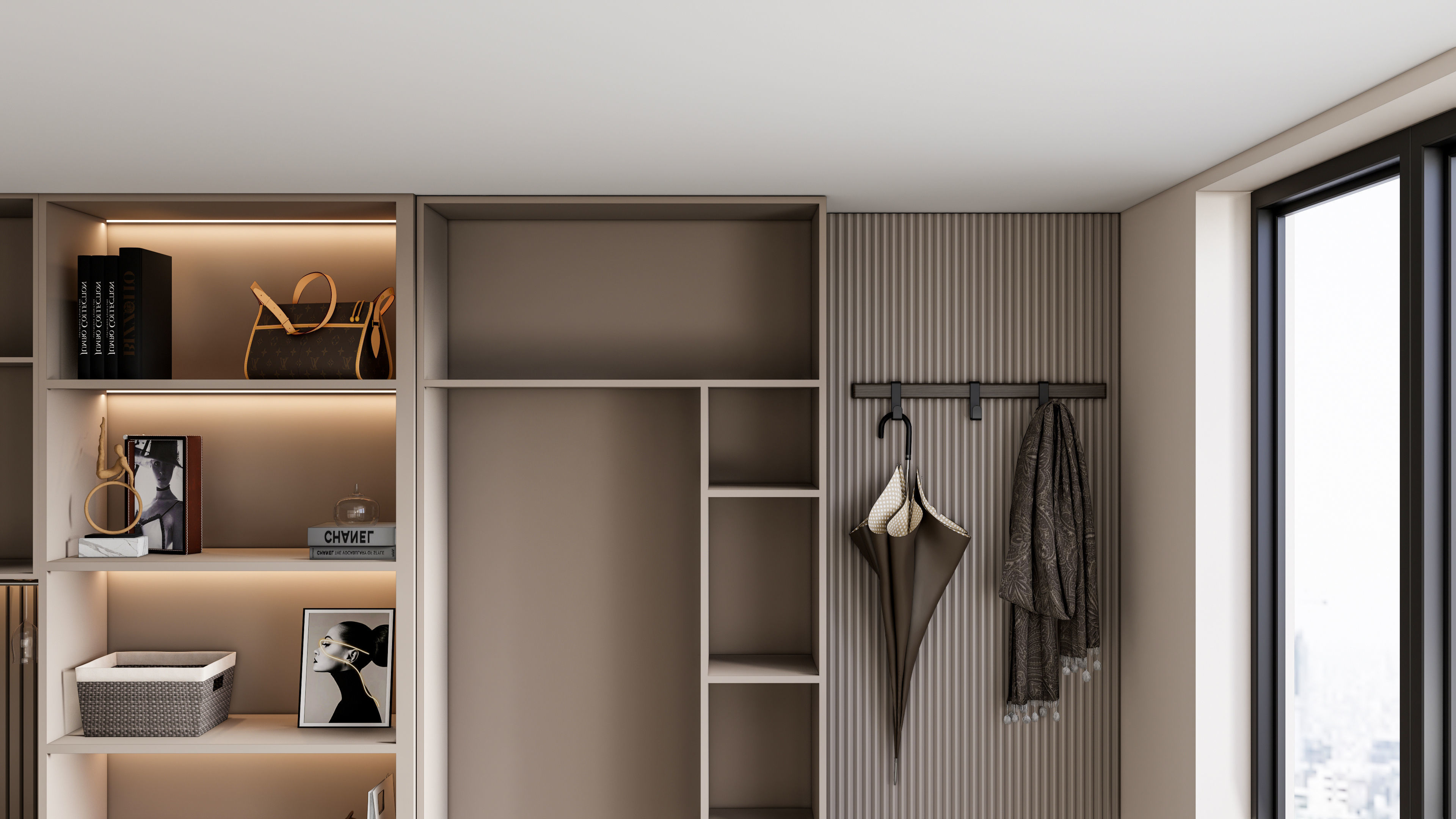 Entryway hallway entrance hall corridor  furniture 4 3D model_14