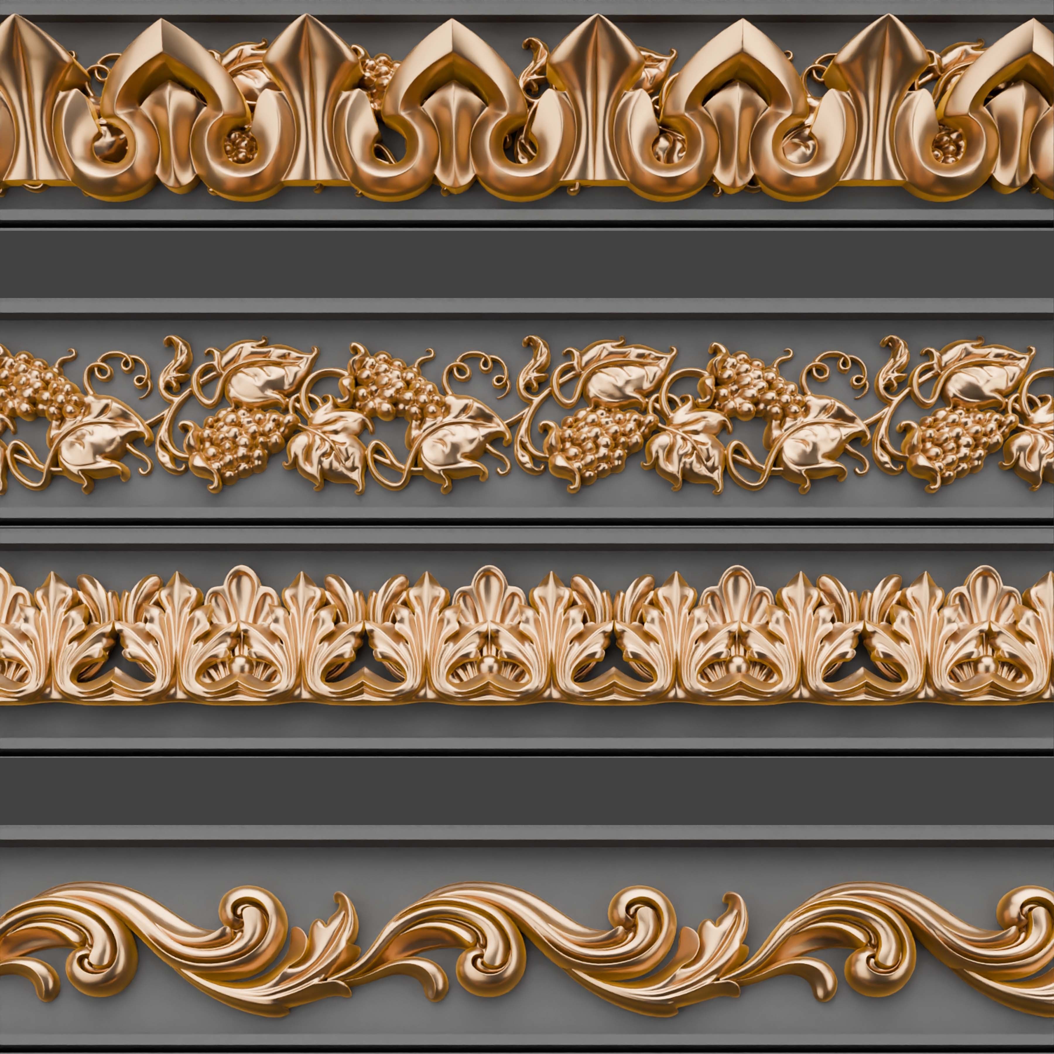 49 Ornament Trim - Vol 07 3D model_14