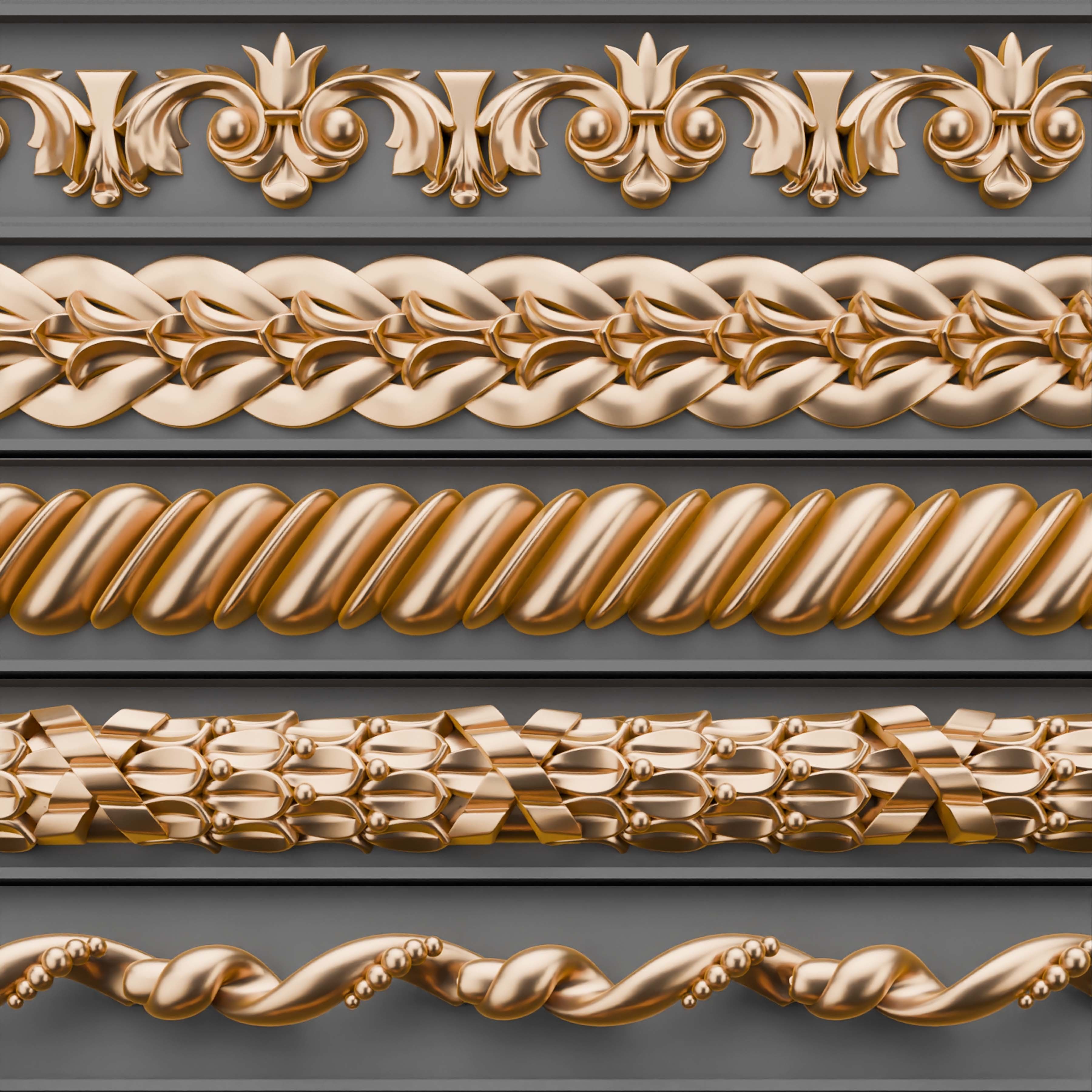 49 Ornament Trim - Vol 07 3D model_13