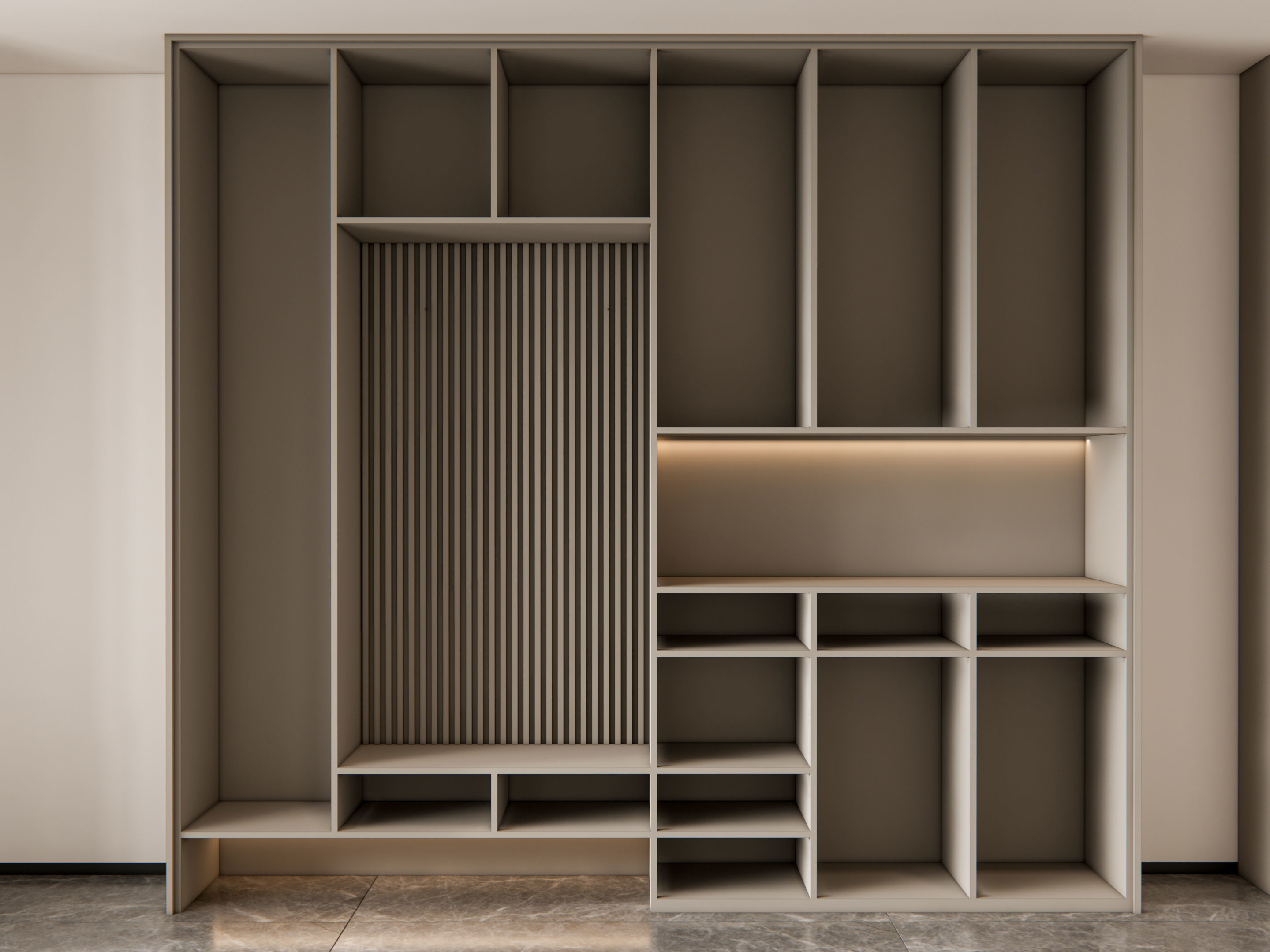 Entryway hallway entrance hall corridor furniture 5 3D model_9