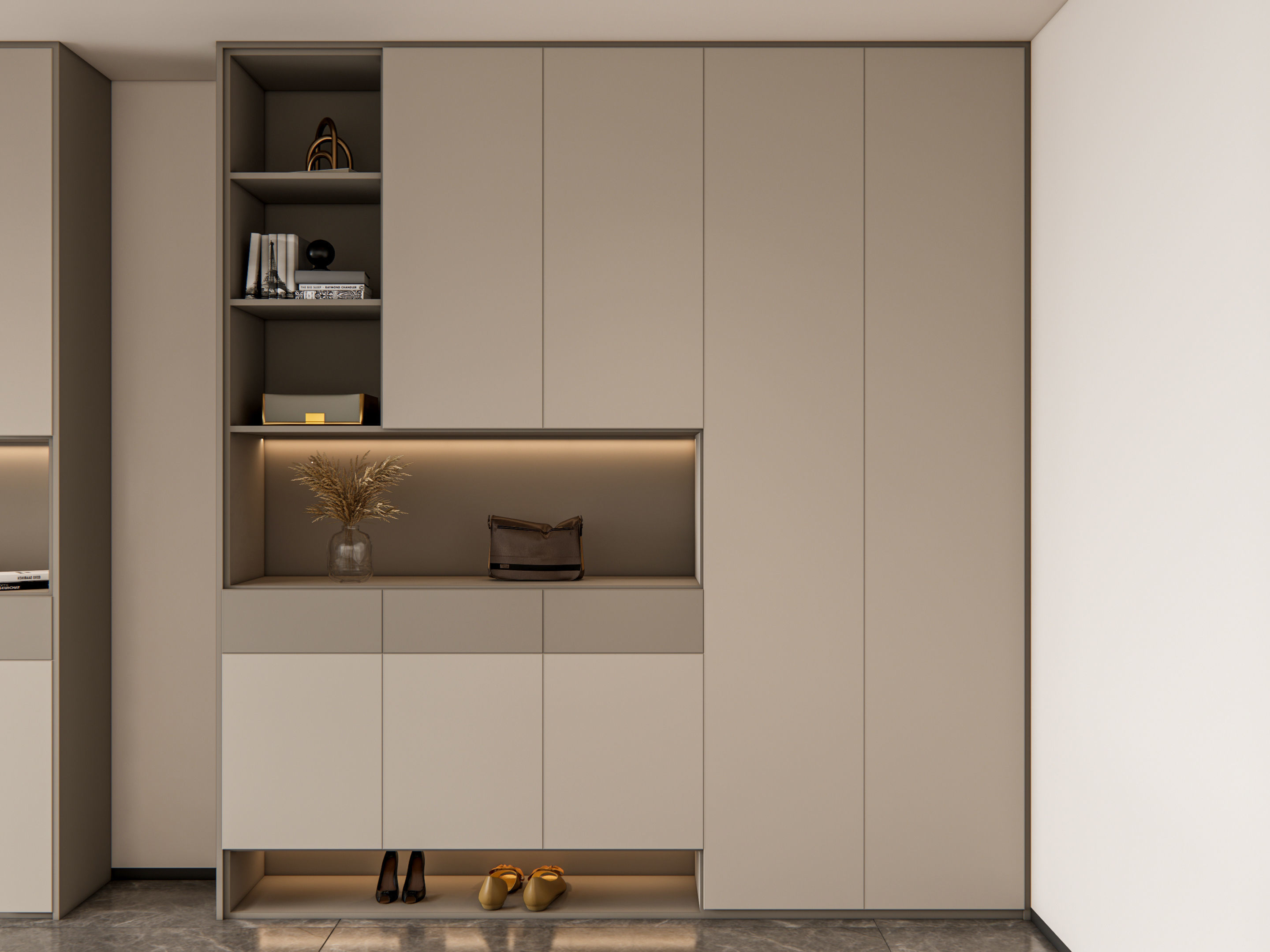 Entryway hallway entrance hall corridor furniture 5 3D model_3