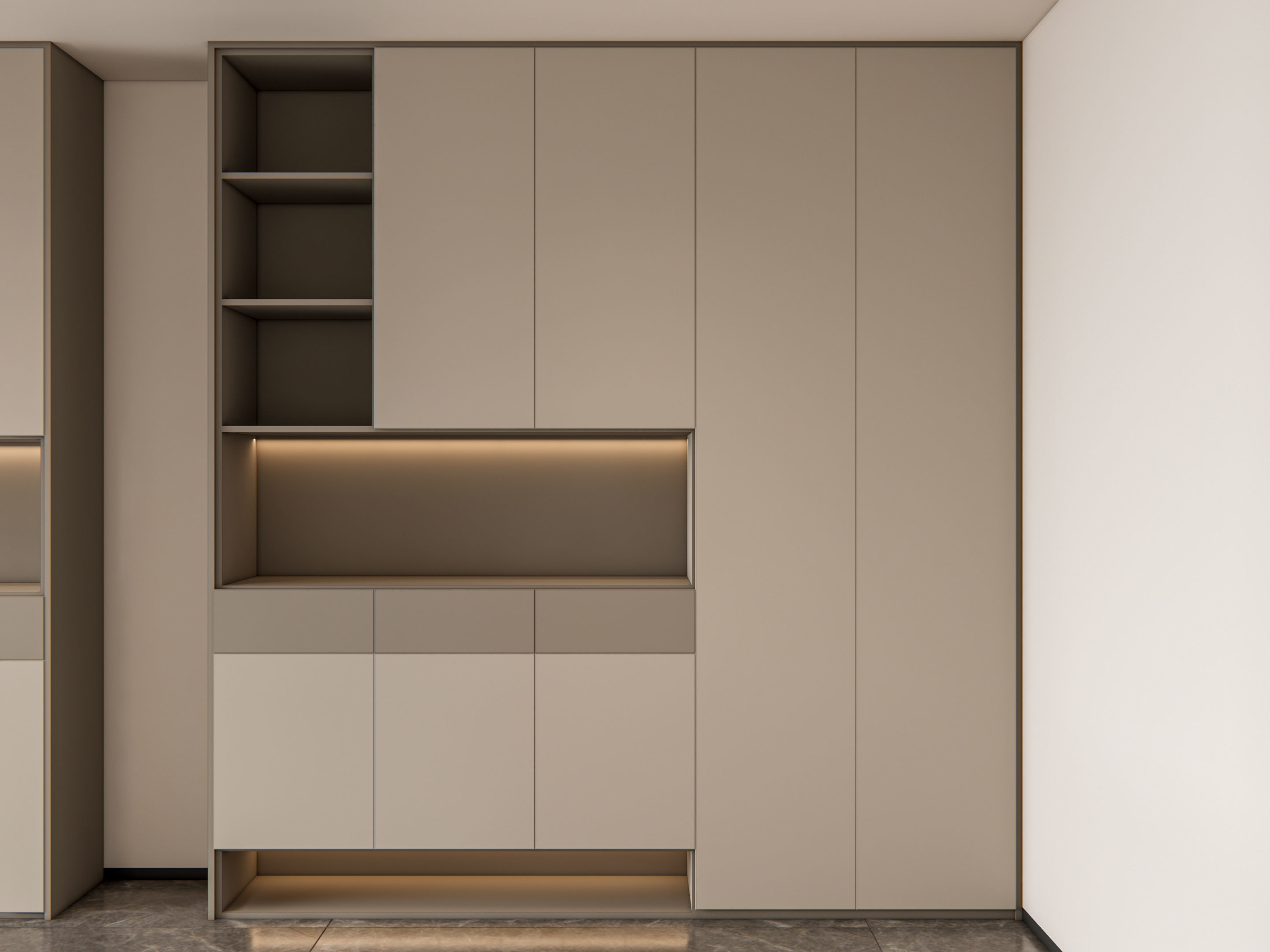 Entryway hallway entrance hall corridor furniture 5 3D model_6