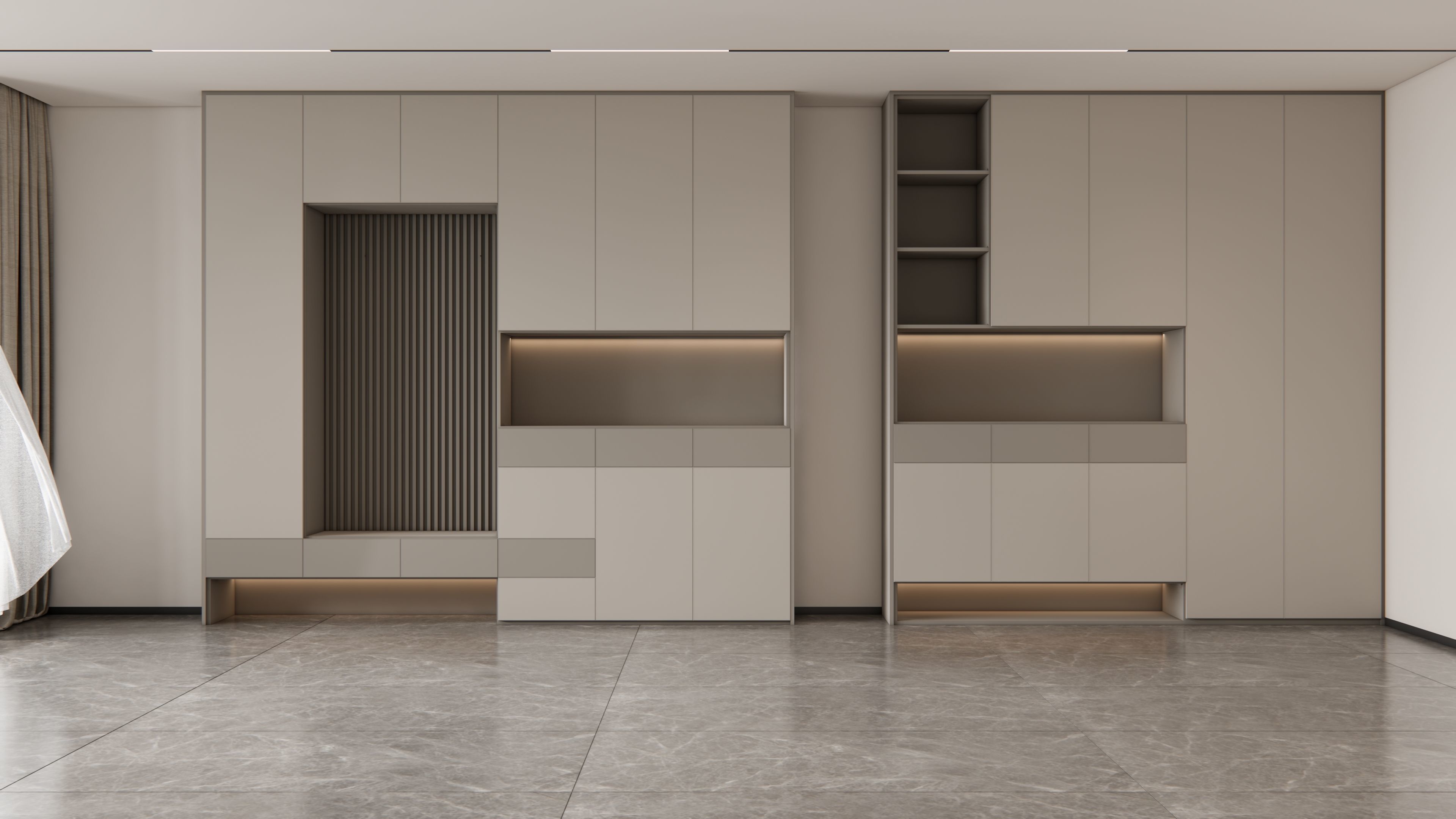 Entryway hallway entrance hall corridor furniture 5 3D model_10