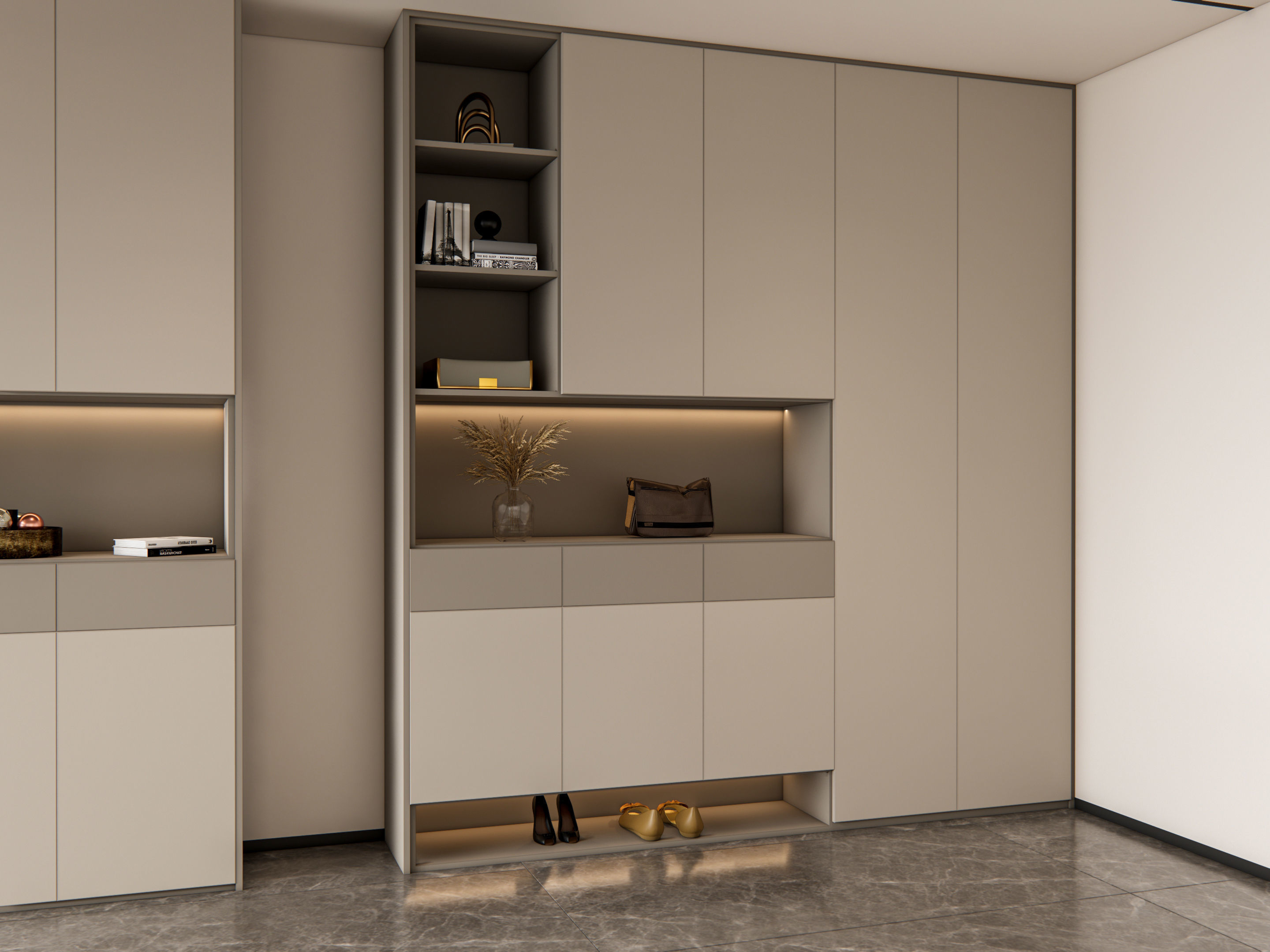 Entryway hallway entrance hall corridor furniture 5 3D model_15