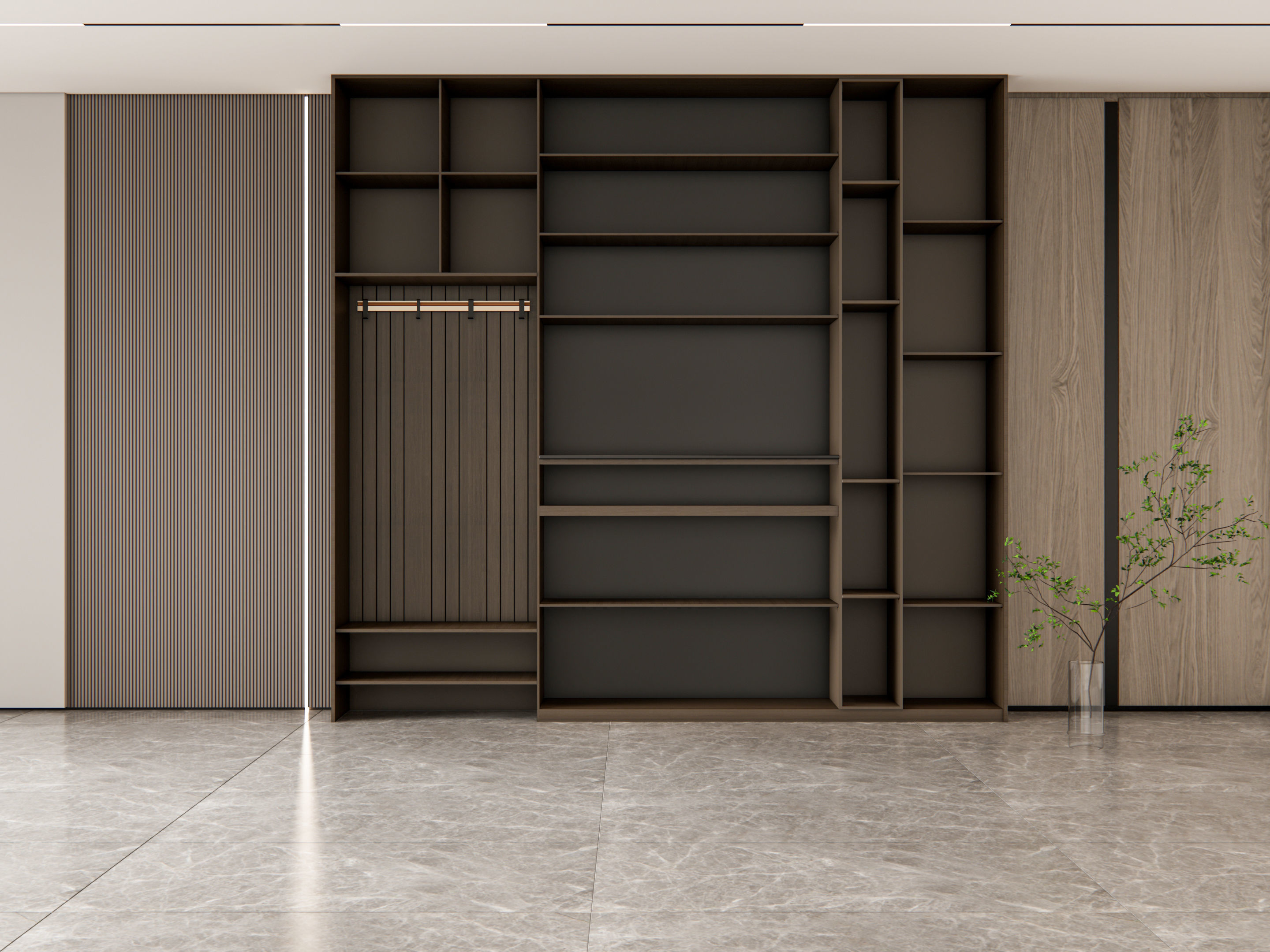 Entryway hallway entrance hall corridor furniture 6 3D model_4