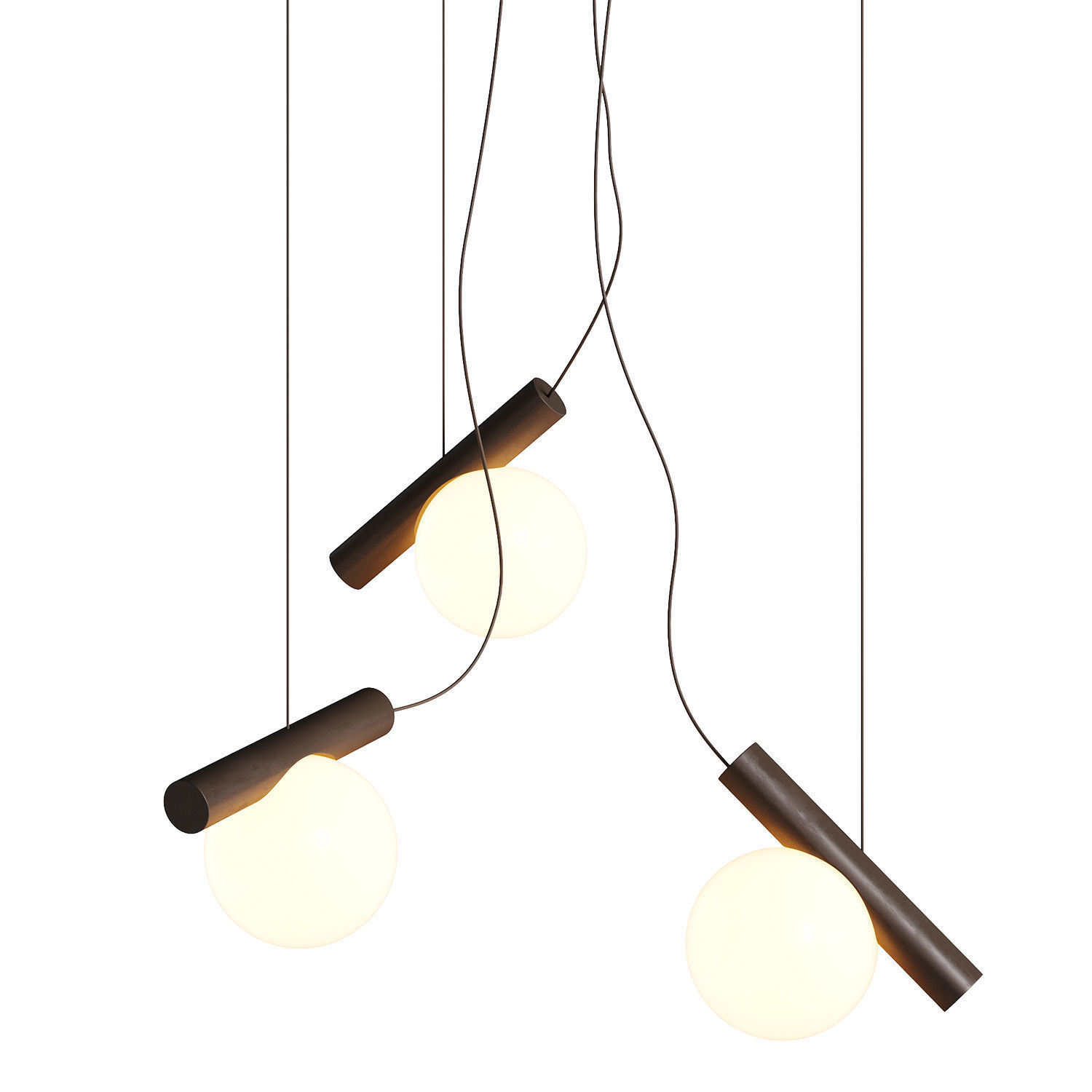 Anony Node Chandelier 3D model_1