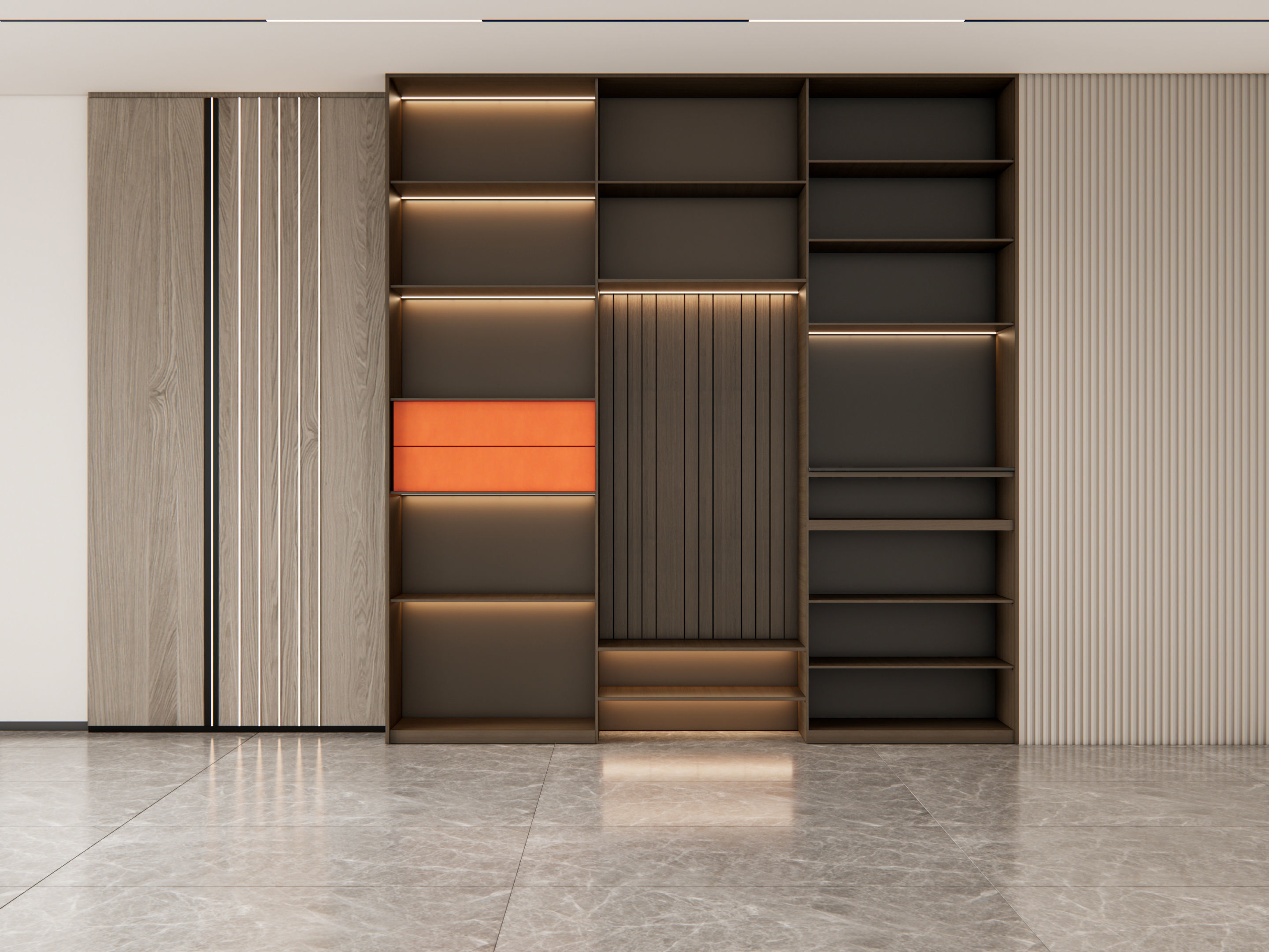 Entryway hallway entrance hall corridor furniture 7 3D model_3