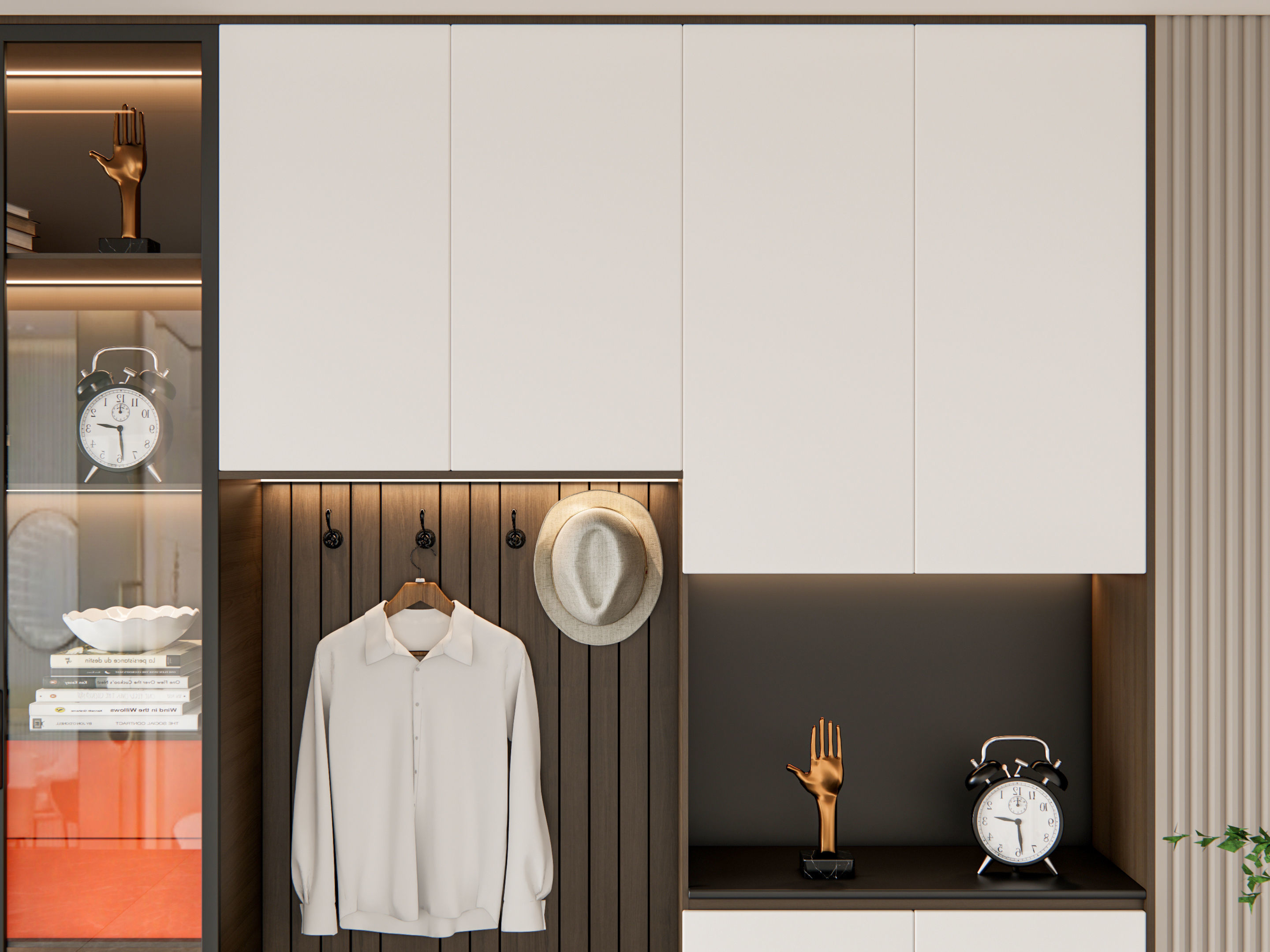 Entryway hallway entrance hall corridor furniture 7 3D model_16