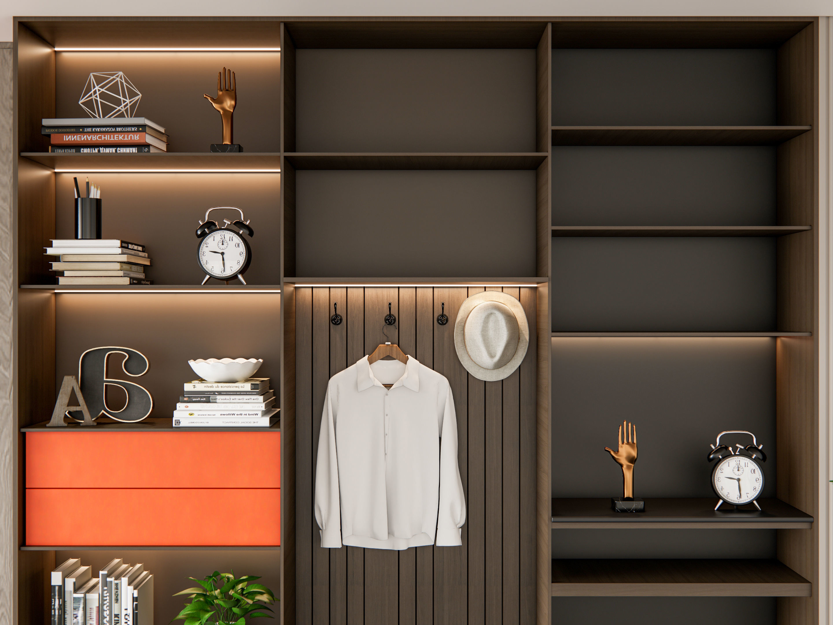 Entryway hallway entrance hall corridor furniture 7 3D model_7