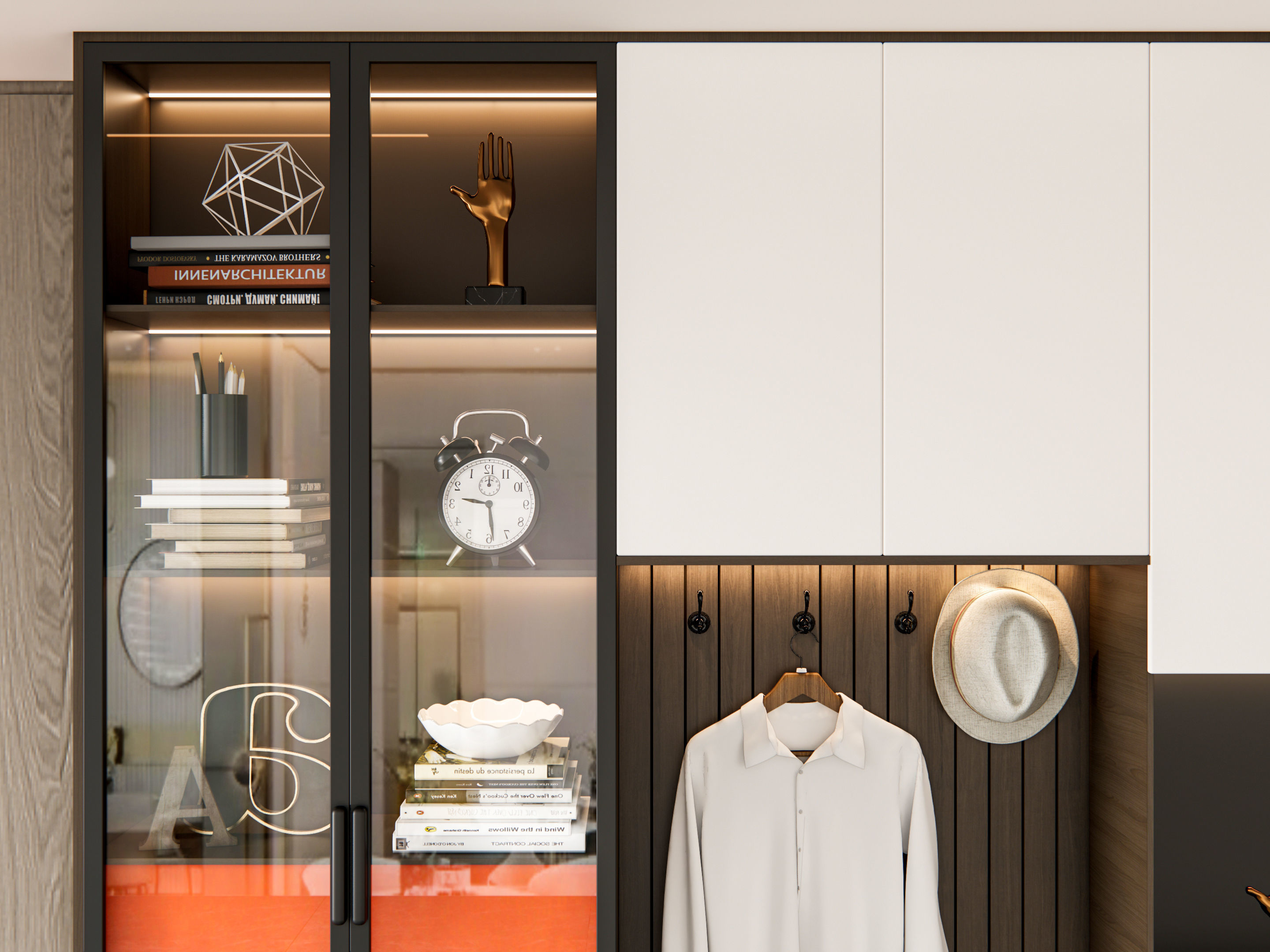 Entryway hallway entrance hall corridor furniture 7 3D model_15