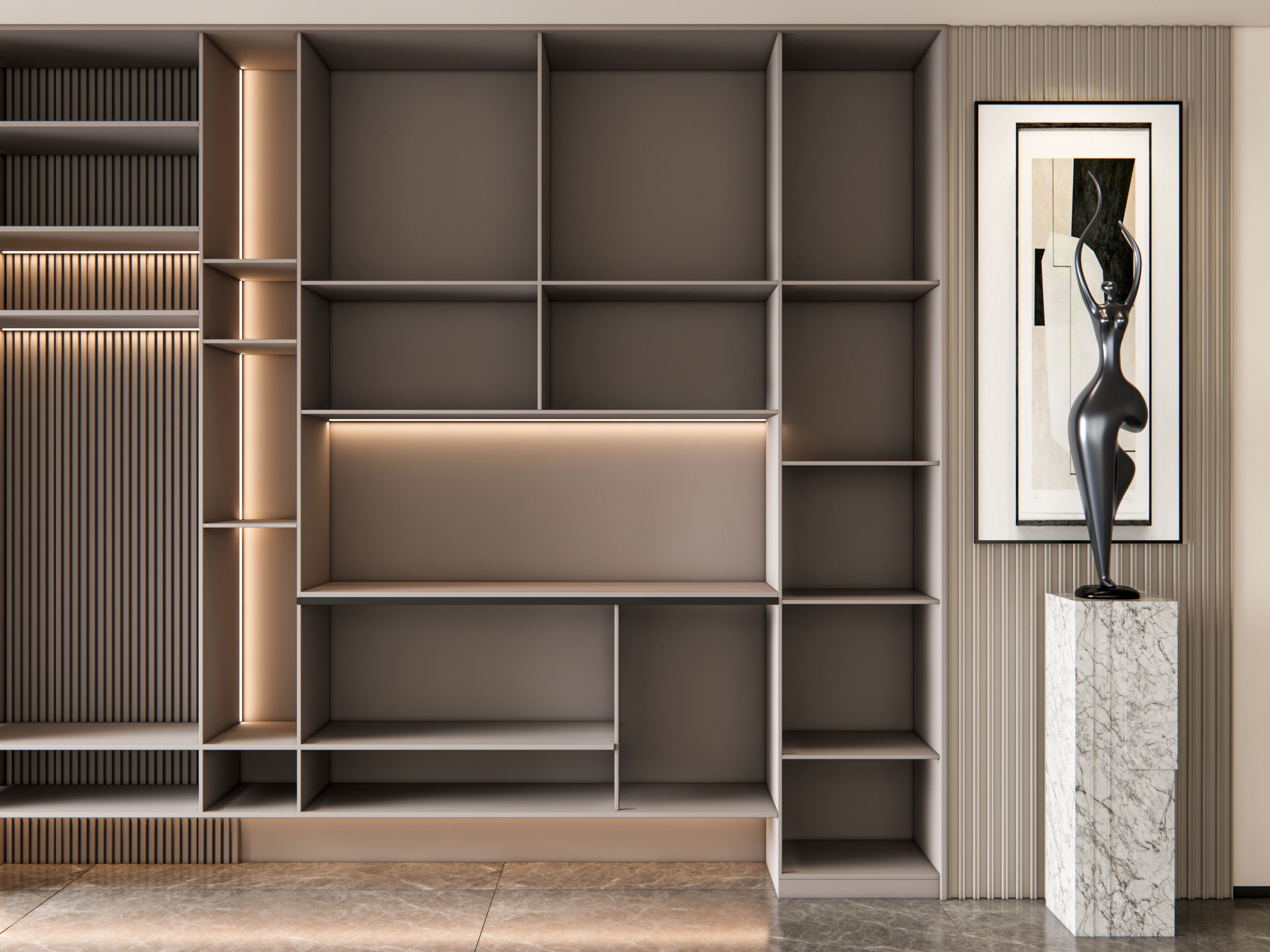 Entryway hallway entrance hall corridor furniture 8 3D model_8