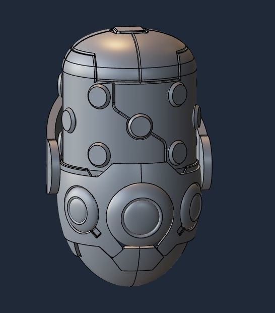 Killjoy Swarm Grenade - VALORANT 3D print model_7