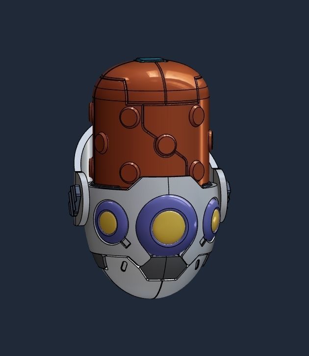 Killjoy Swarm Grenade - VALORANT 3D print model_5