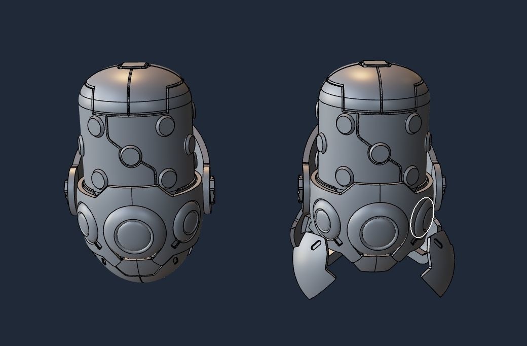 Killjoy Swarm Grenade - VALORANT 3D print model_8