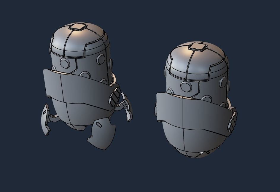 Killjoy Swarm Grenade - VALORANT 3D print model_9