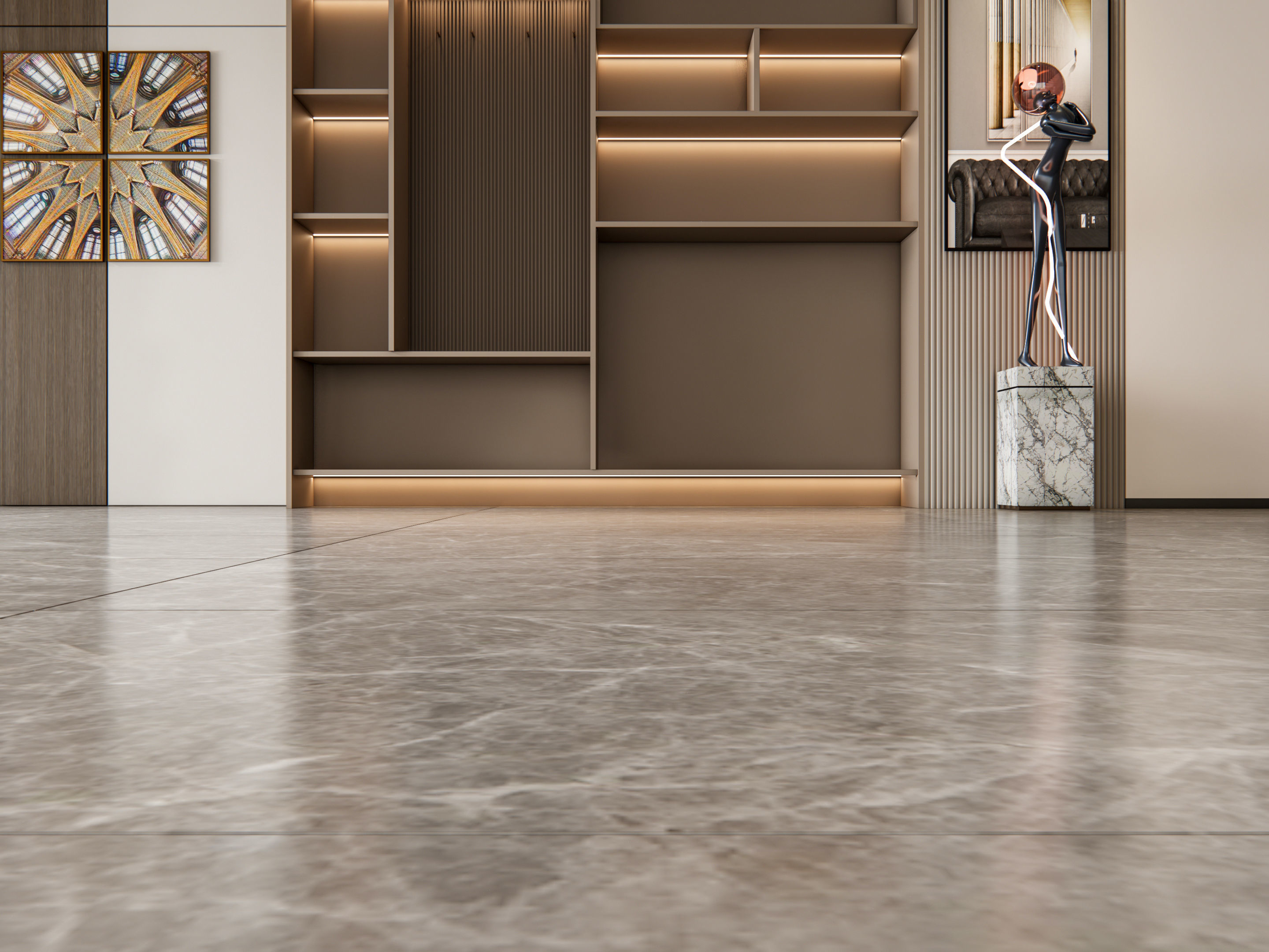 Entryway hallway entrance hall corridor furniture 9 3D model_10