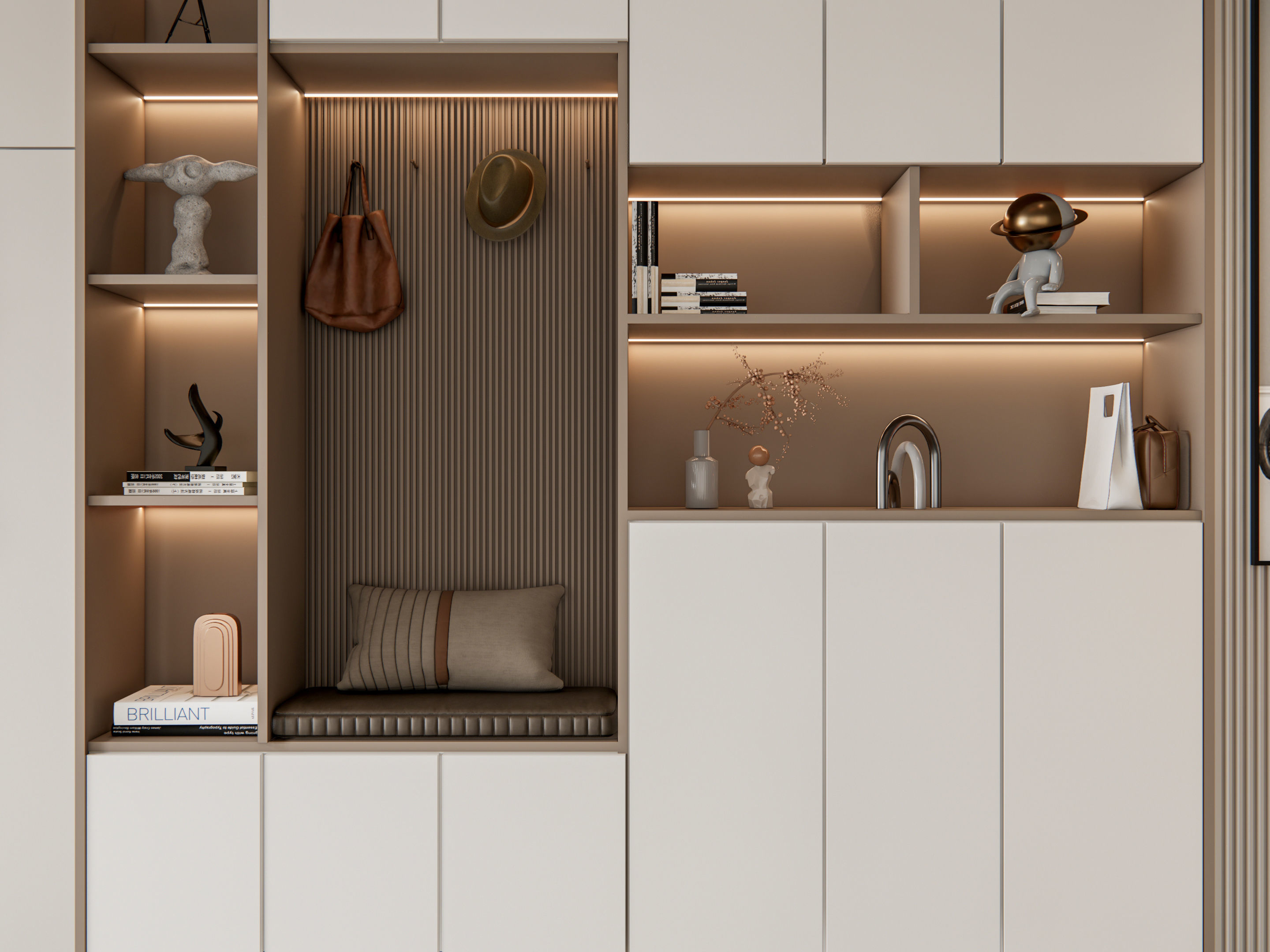 Entryway hallway entrance hall corridor furniture 9 3D model_15