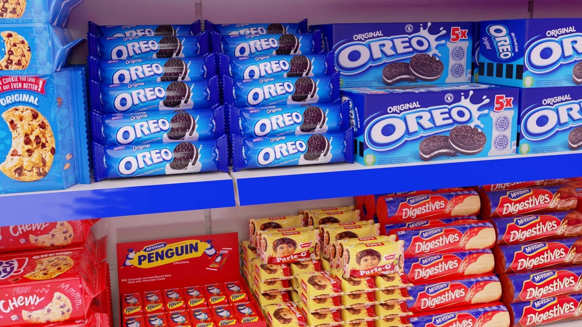 Supermarket Grocery Shelf 3D model_31