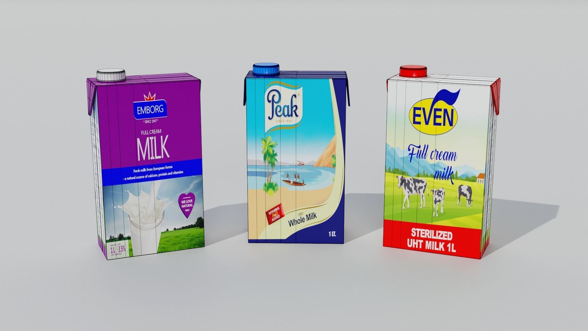 Supermarket Grocery Shelf 3D model_63