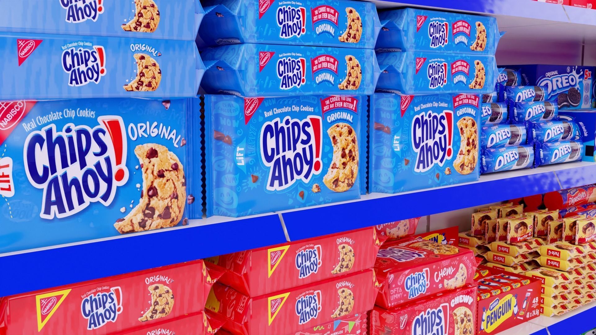 Supermarket Grocery Shelf 3D model_37