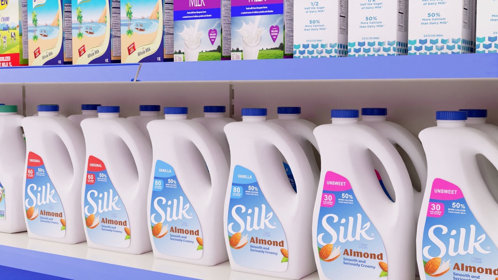 Supermarket Grocery Shelf 3D model_25