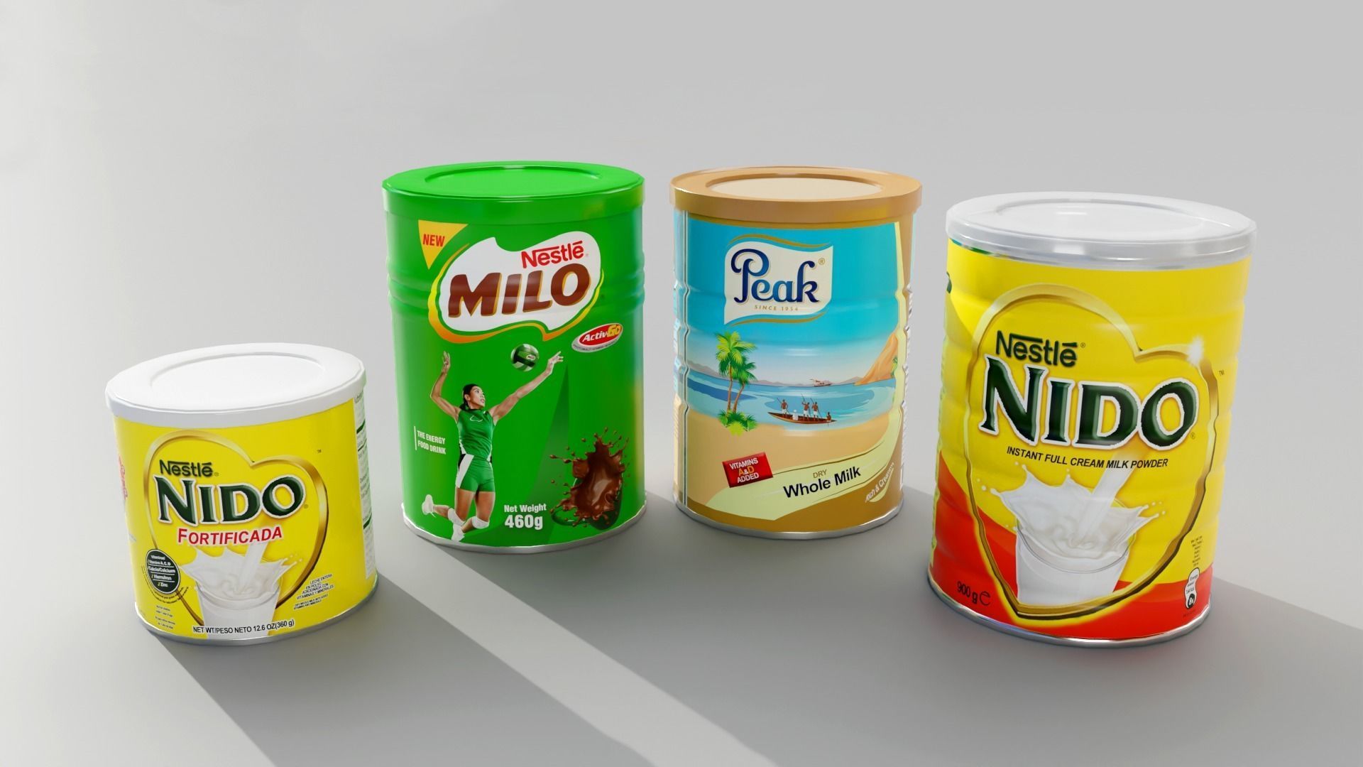 Supermarket Grocery Shelf 3D model_58