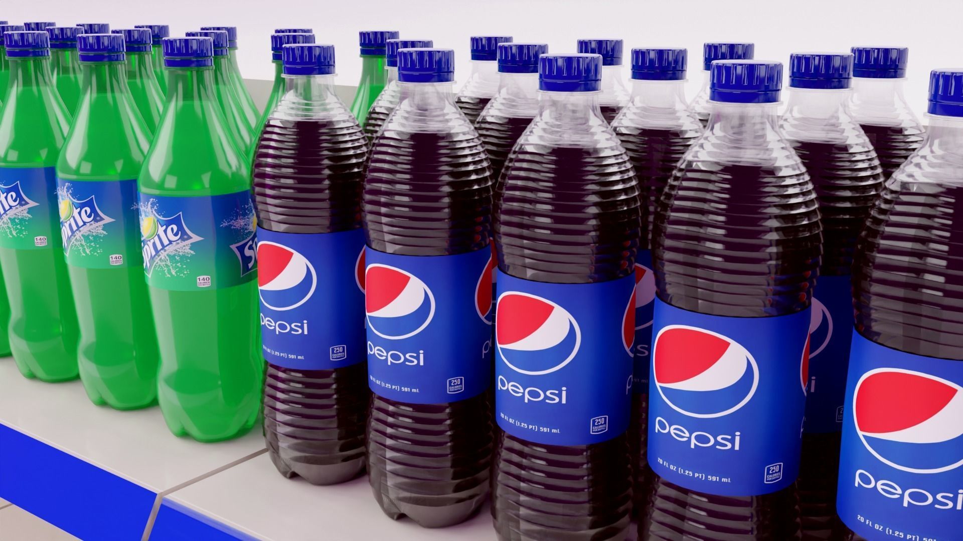 Supermarket Grocery Shelf 3D model_27