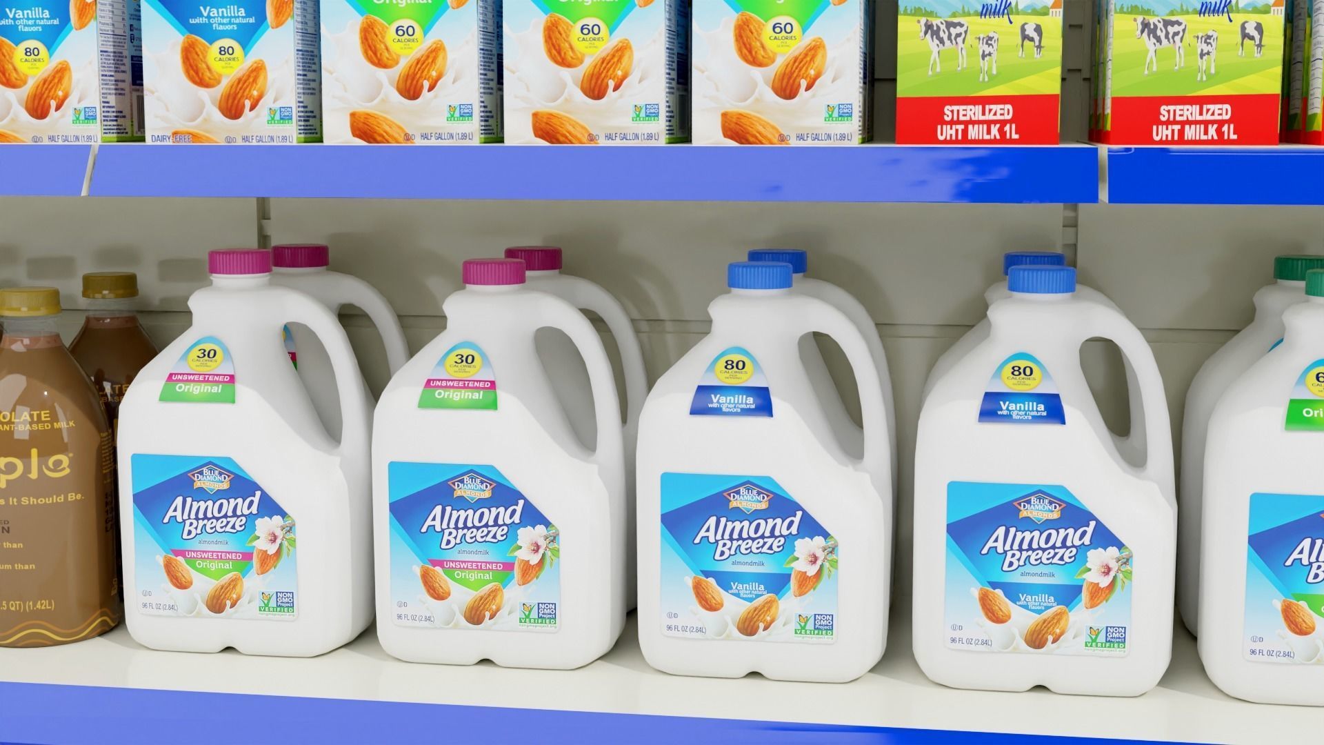 Supermarket Grocery Shelf 3D model_23