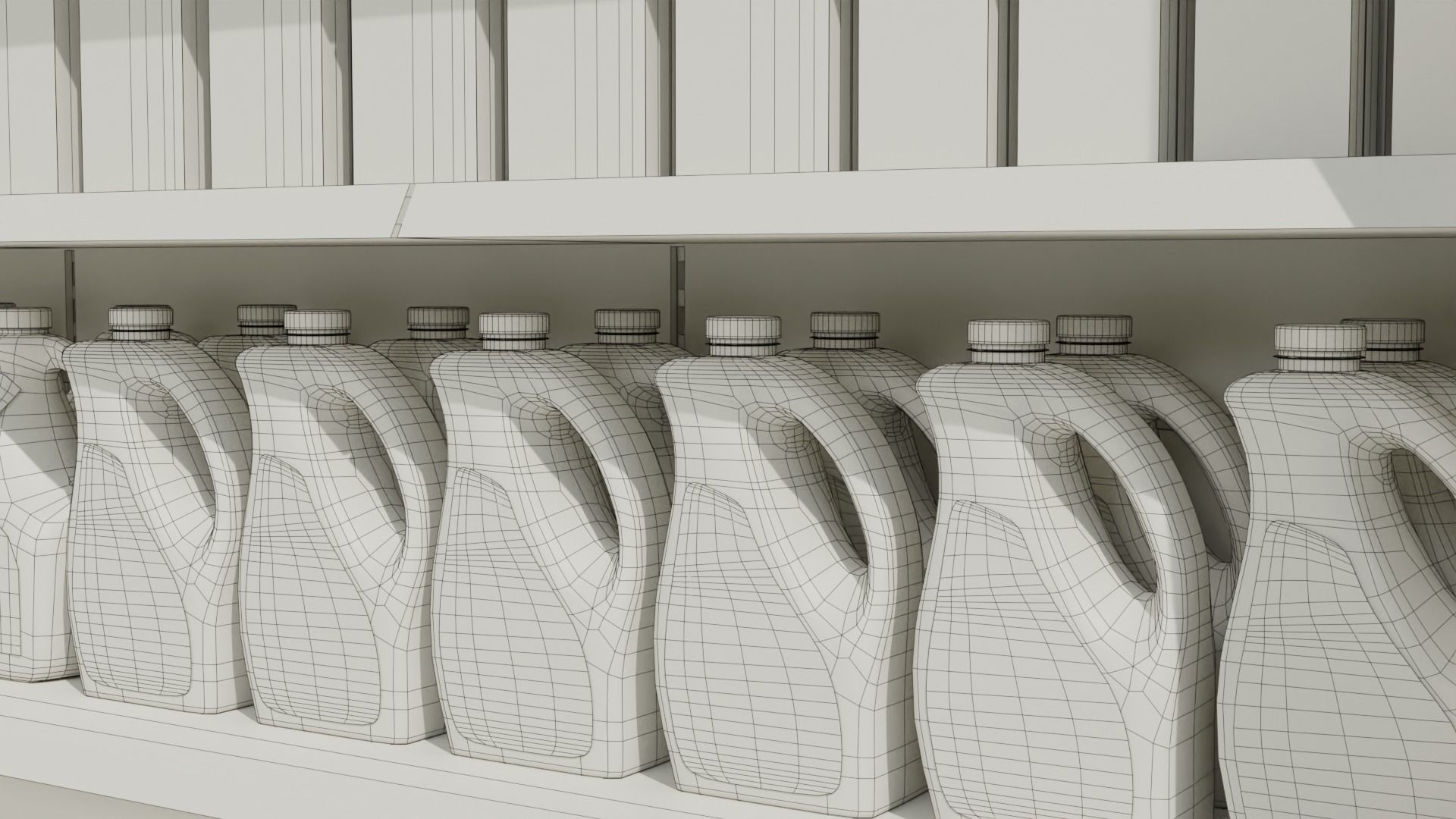 Supermarket Grocery Shelf 3D model_26