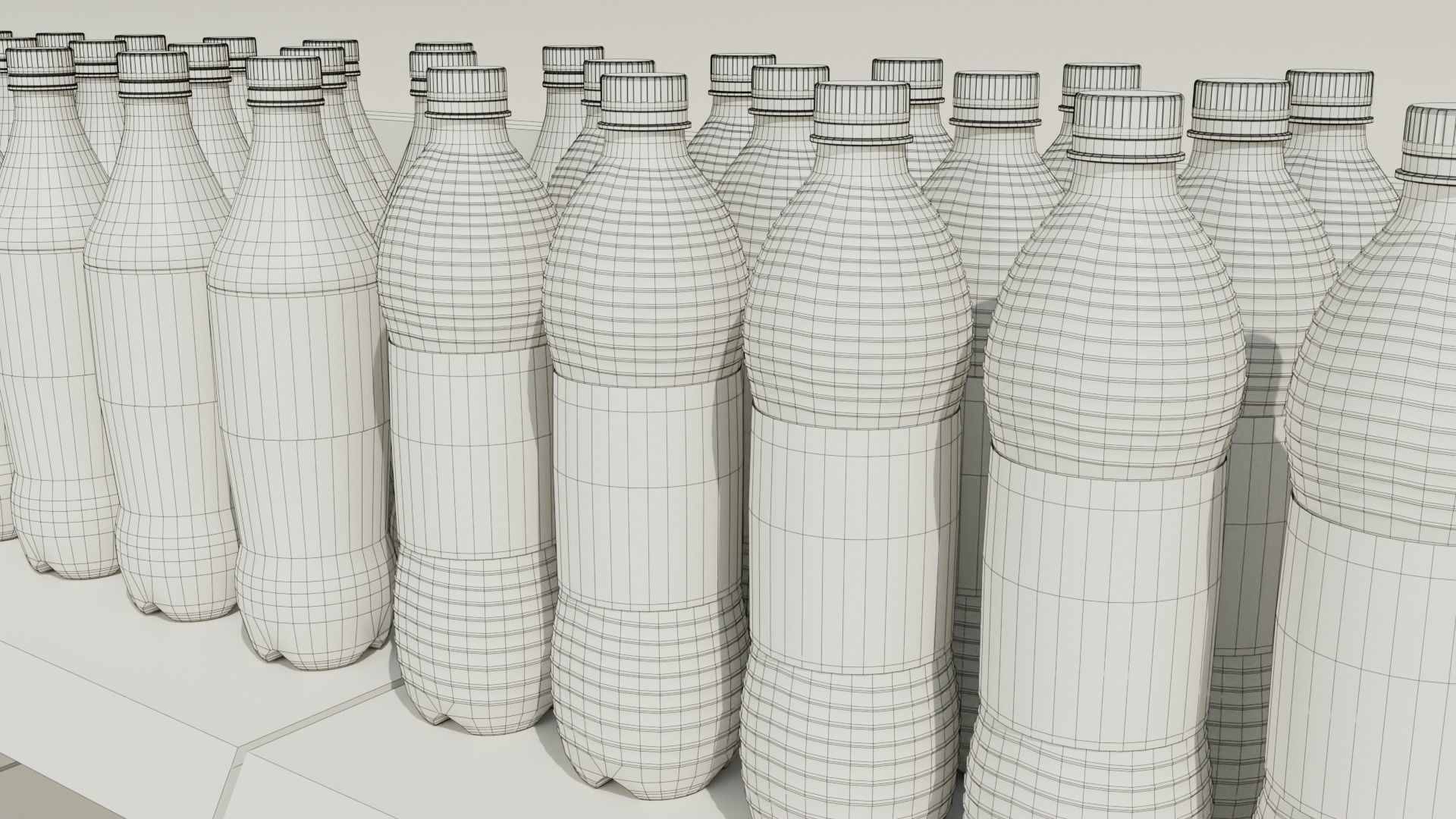 Supermarket Grocery Shelf 3D model_28