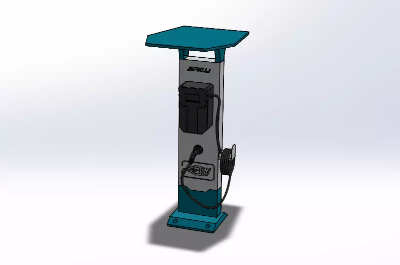 EV Charging 7kW 3D model