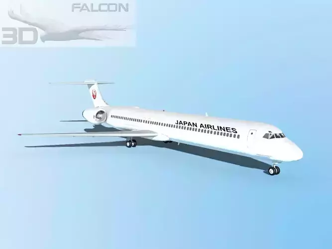 Falcon3D MD-80 Japan Airlines