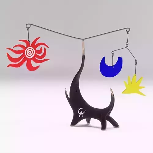 Balck Elephant design object 3D model