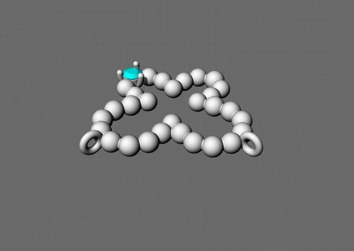 jewelry butterfly pandant diamond pandant 3d model 3D print model_6