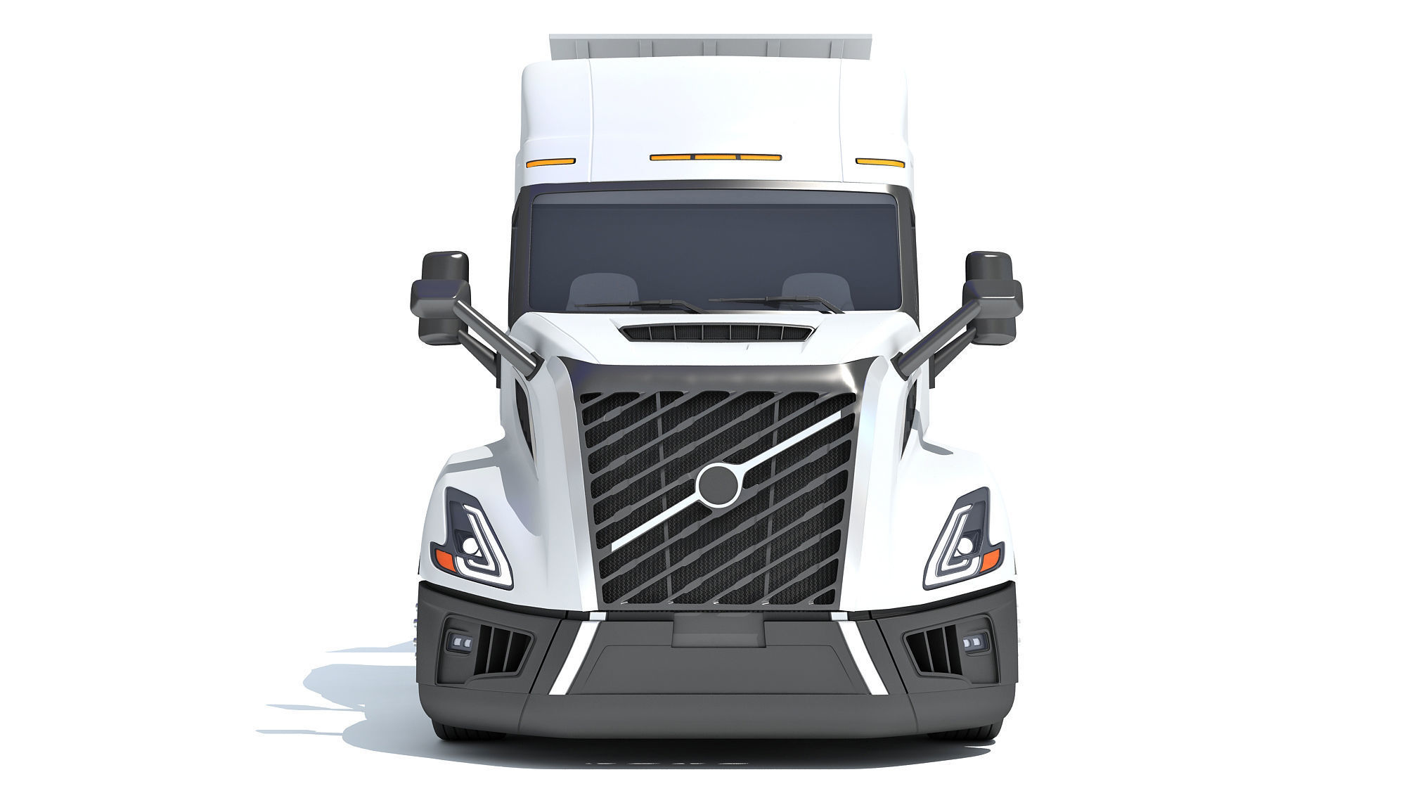 2024 Semi Truck with Tipper Trailer 3D model_10