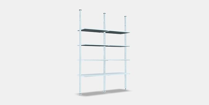 ELVARLI Open storage combination Low-poly 3D model