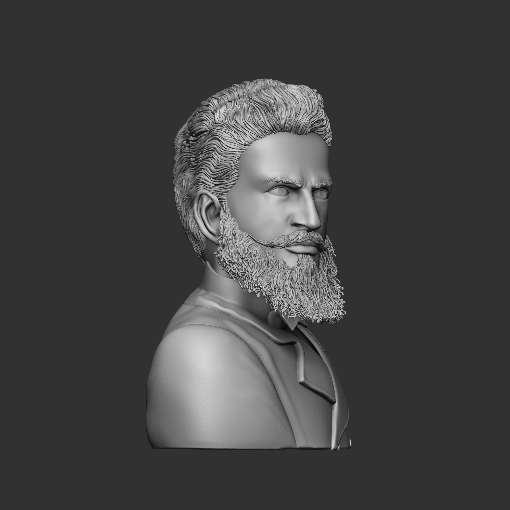 Hristo Botev 3D print model_1